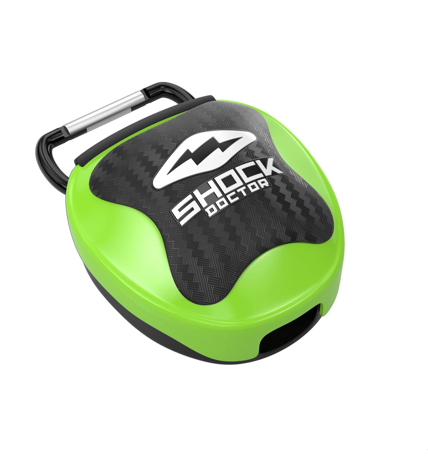 Shock Doctor Mouth Guard Case - Shock Green | Protective Case for Dental Guards - Buy Online on GoSupps.com