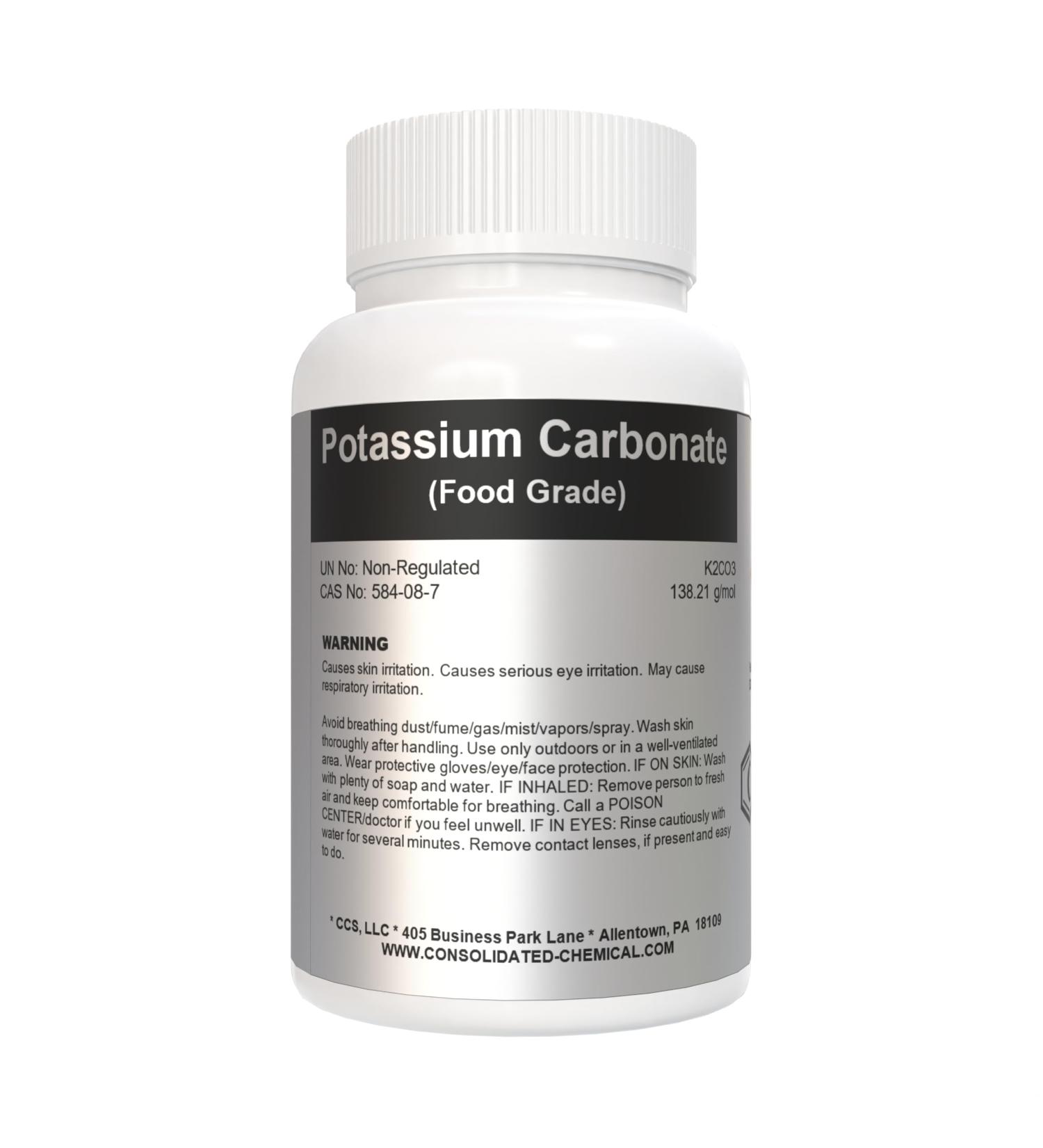 Potassium Carbonate (E501) - 1kg (2.2lb) - Buy Online on GoSupps.com