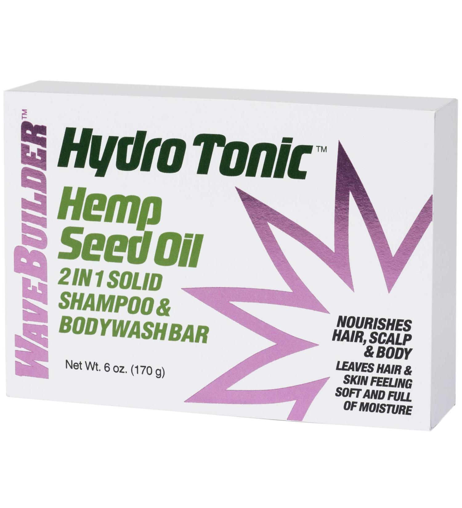 WaveBuilder Hydrotonic hemp seed oil 2 in 1 bar 6 Ounce