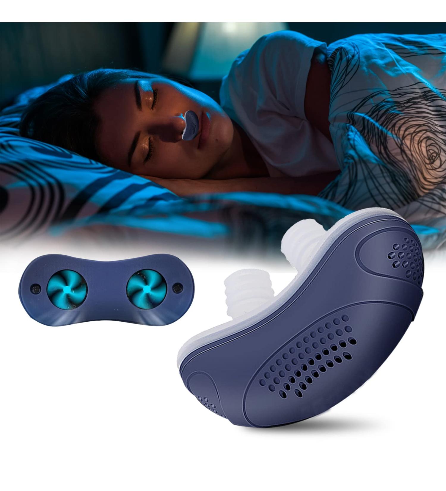 Upgrade Dual Vortex Anti-Snoring Device Nose Vents Plugs - Blue | Snoring Solution for Men and Women - Buy Online on GoSupps.com