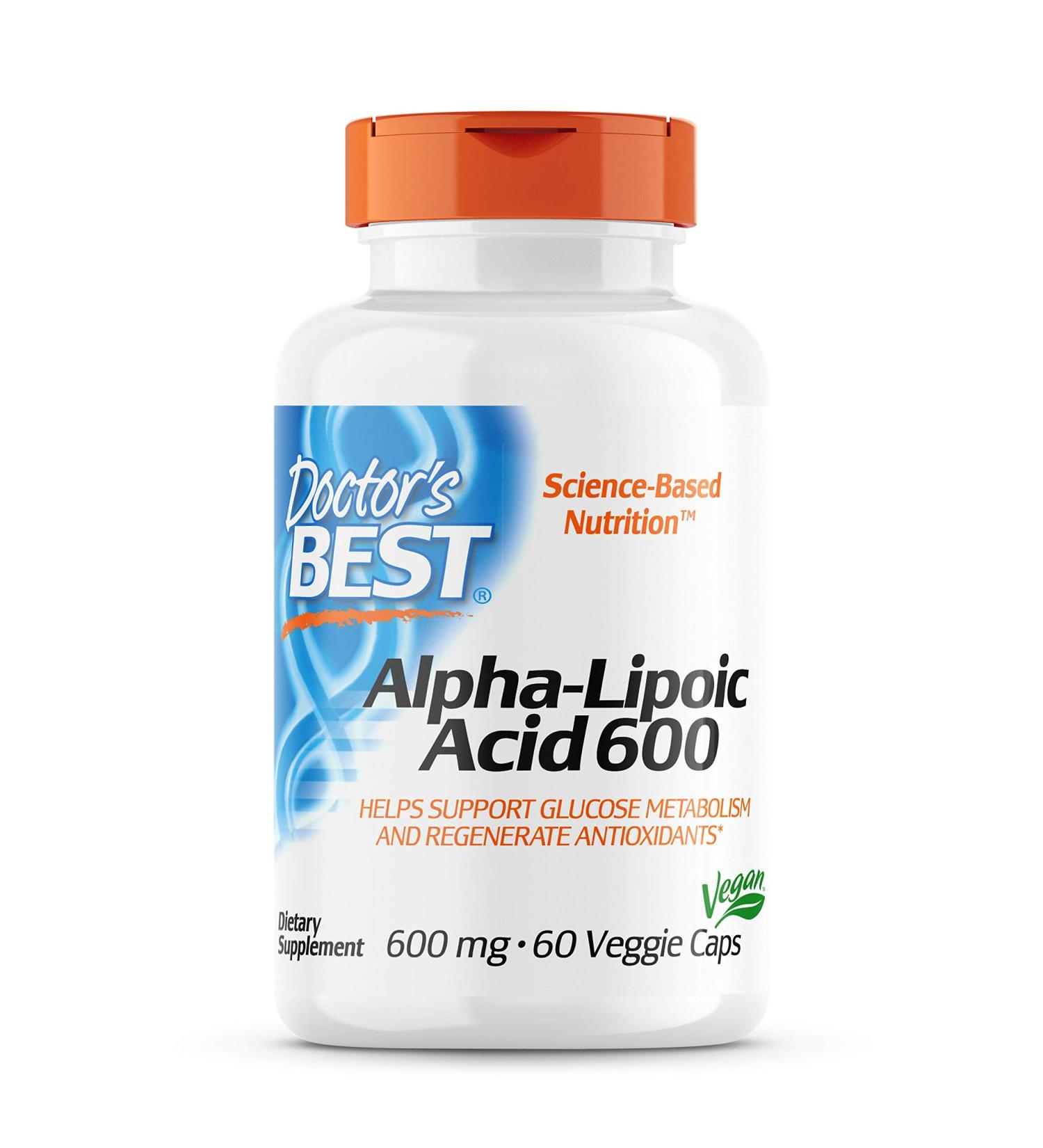 Doctor's BEST Best Alpha Lipoic Acid 60 CT 60 Count (Pack of 1) - Buy Online on GoSupps.com