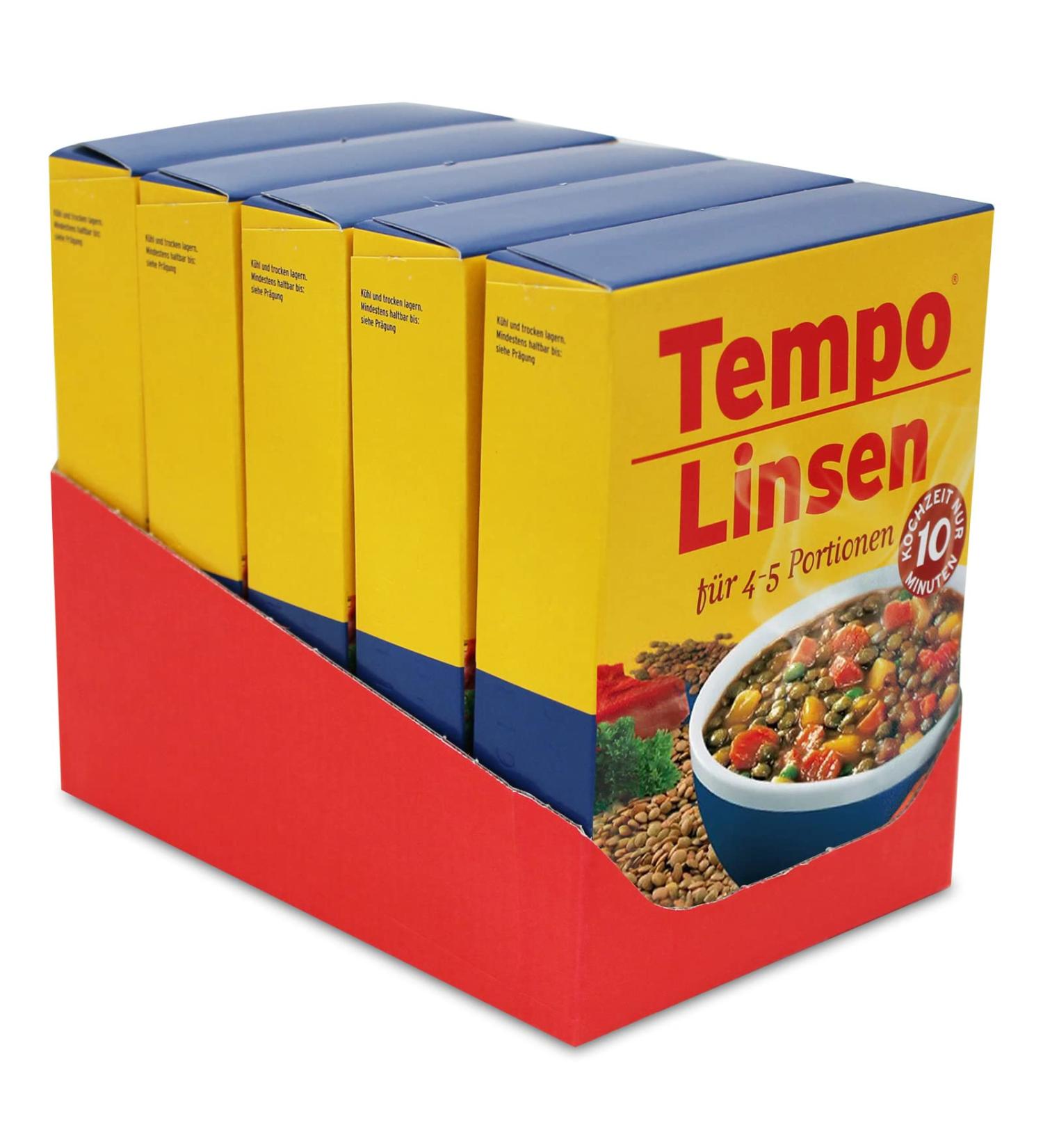 5-Way Savings Pack Tempo Lenses - 5 x 225g for Quick Lens Stew | Easy International Shipping - Buy Online on GoSupps.com