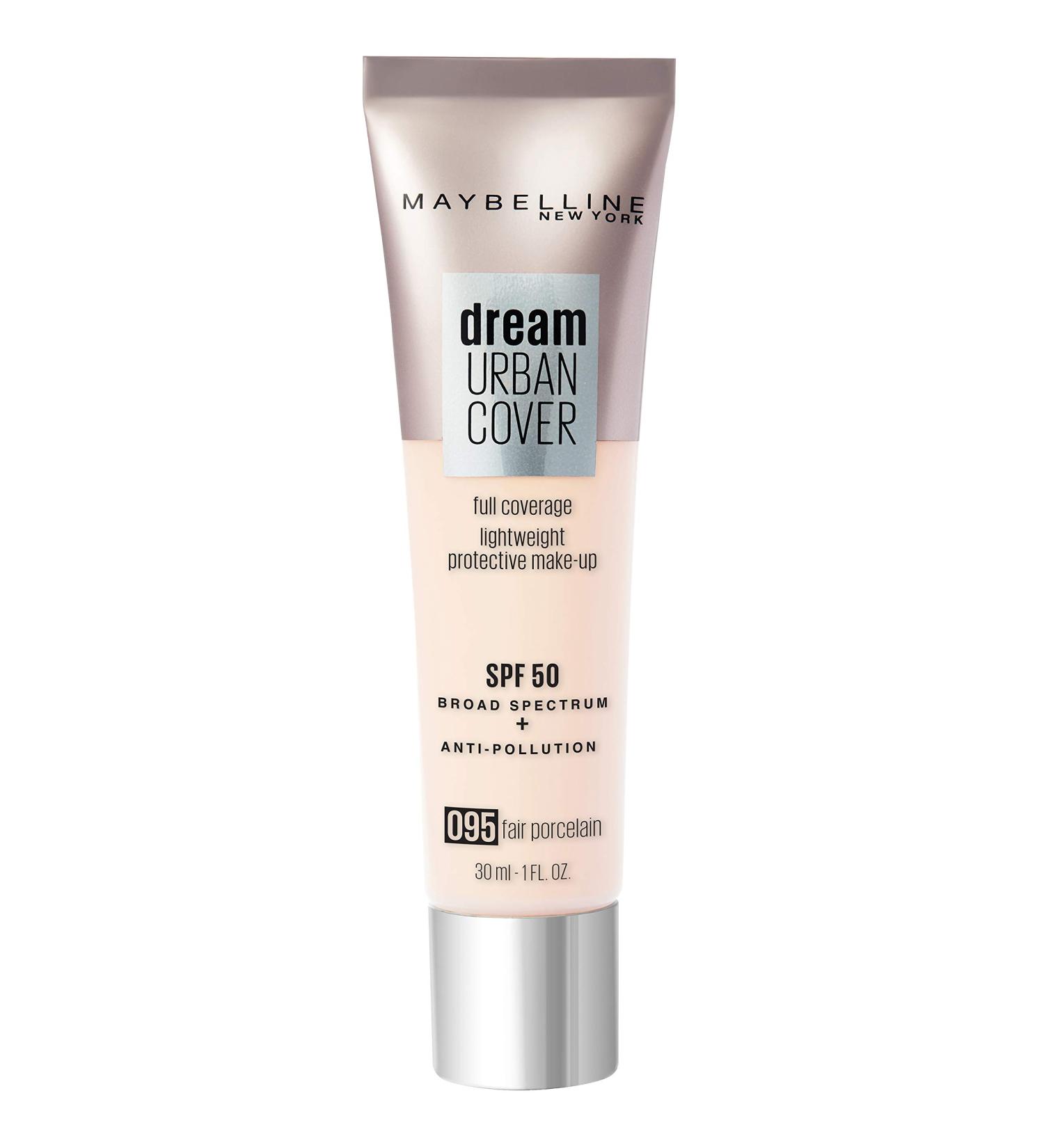 Maybelline Dream Urban Cover SPF 50 Protective Makeup in Fair Porcelain 30ml - Pack of 1 - Buy Online on GoSupps.com