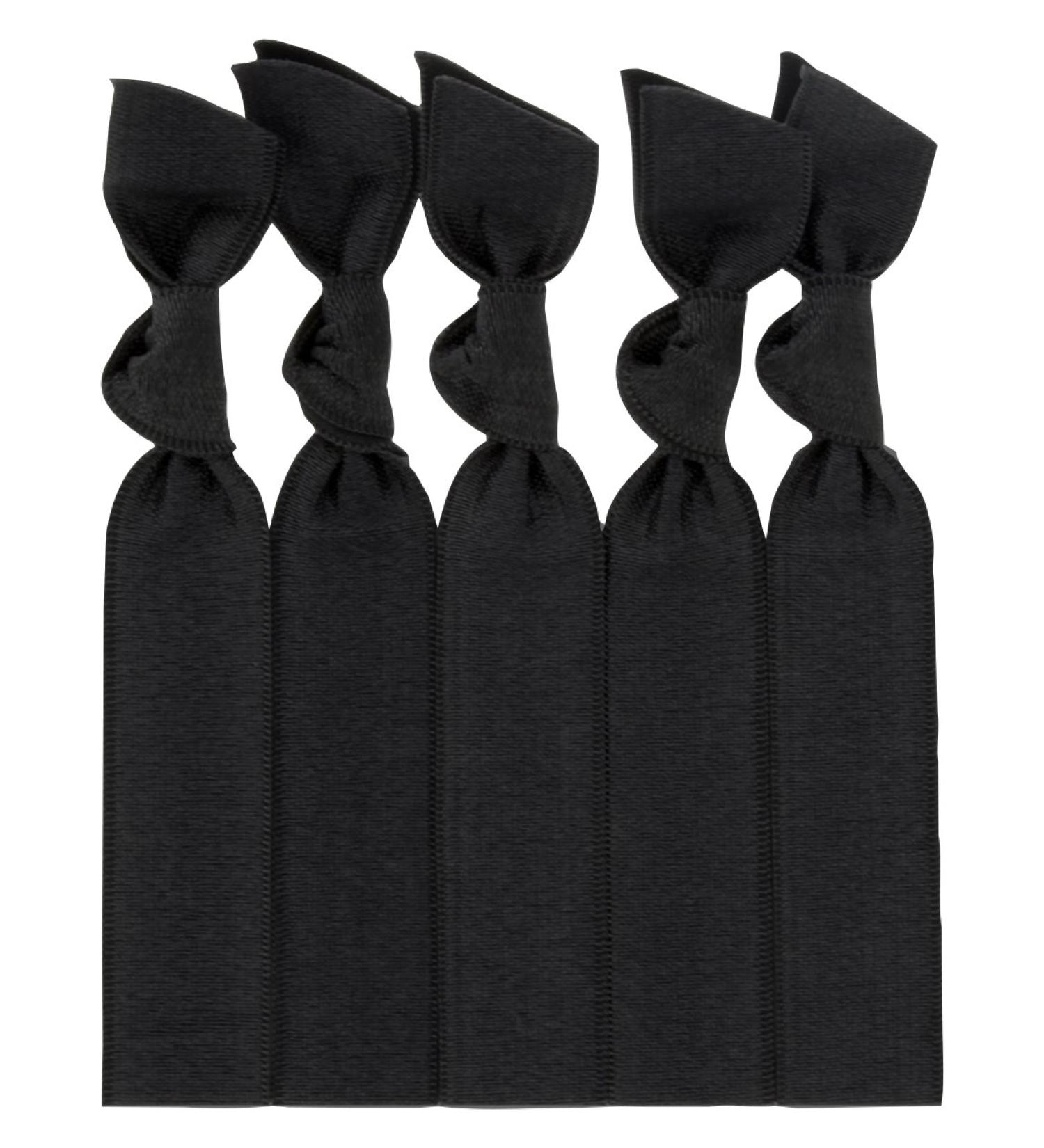 Emi-Jay Hair Tie Collections  Black Satin