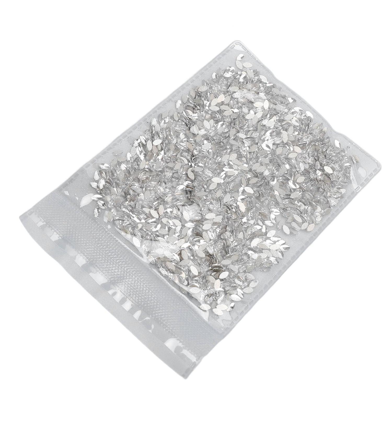 Flatback Nail Rhinestones Sparkling Decorative ABS Material DIY Nail Art Beauty Nail Art - Buy Online on GoSupps.com