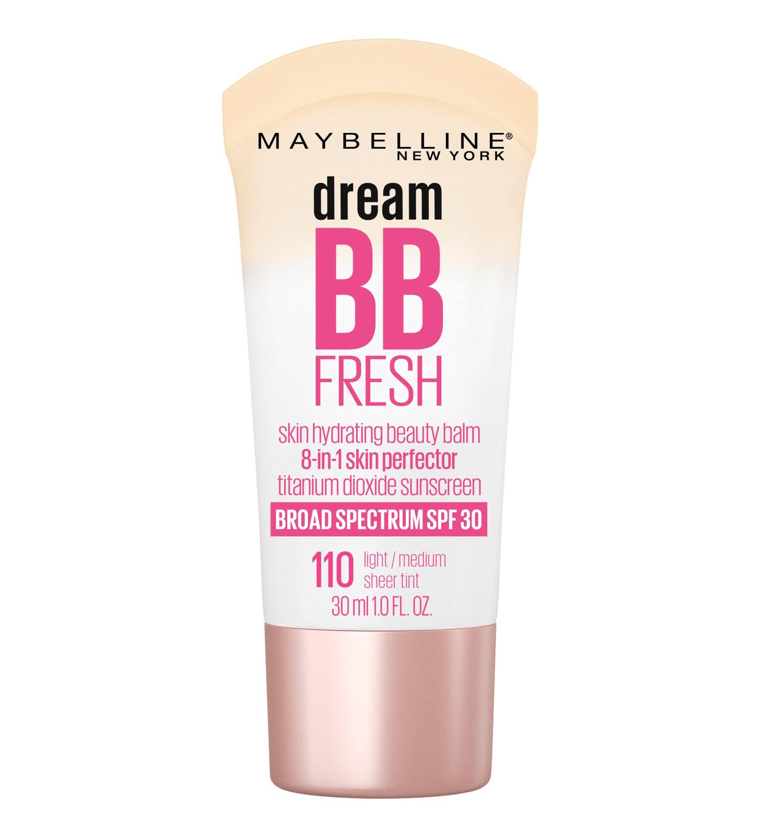 Maybelline Dream Fresh BB Cream 8 in 1 - LightMedium  SPF 30 - 1 oz | Skin Perfecter - Buy Online on GoSupps.com