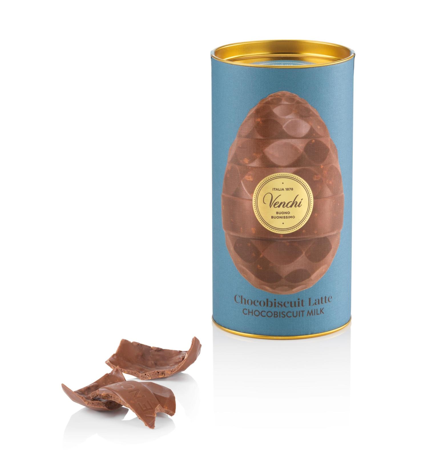 Venchi - uf en Chocolat Saveur Chocolat au Lait avec P pites de Biscuit avec Surprise Sans Gluten 150 gr Collection P ques Id e Cadeau Chocobiscuit Lait - Buy Online on GoSupps.com