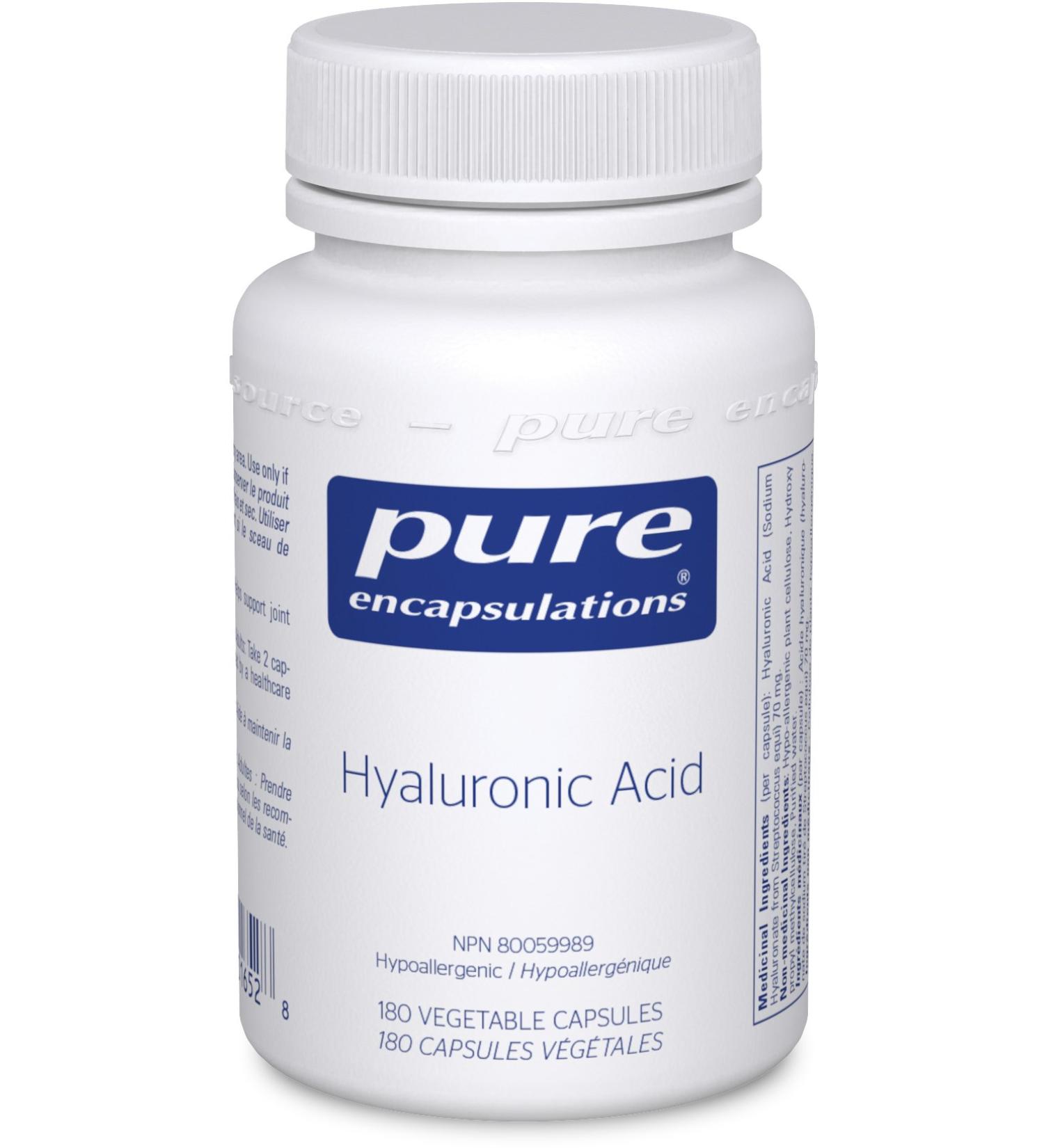 Pure Encapsulations Hyaluronic Acid | Sodium Hyaluronate that Supports Joint Health* | 180 Capsules