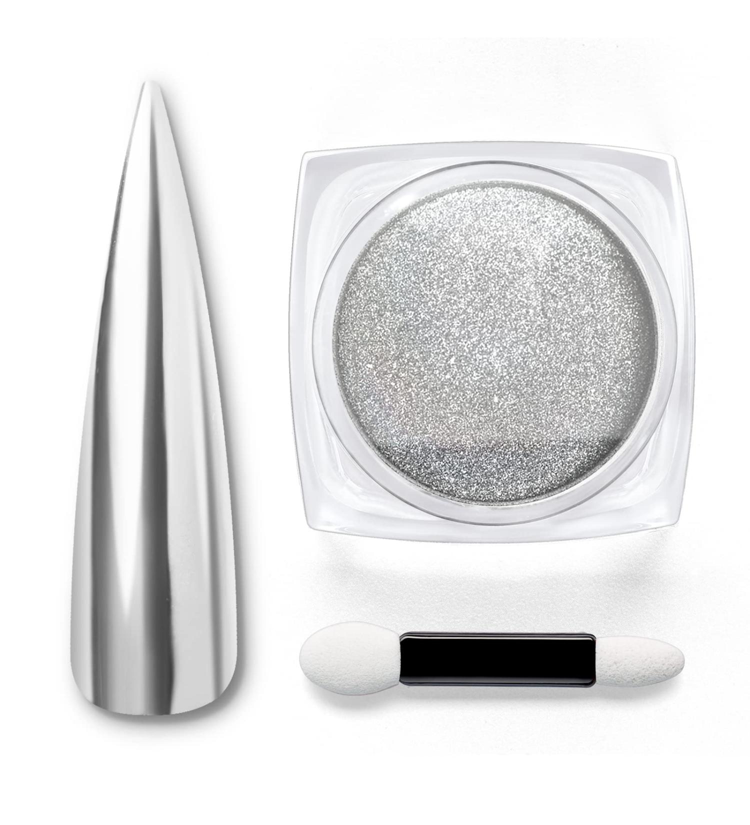 Beetles Chrome Nail Powder - Mirror Effect Glitter for Salon Manicures 0.04oz/1g - Buy Online on GoSupps.com
