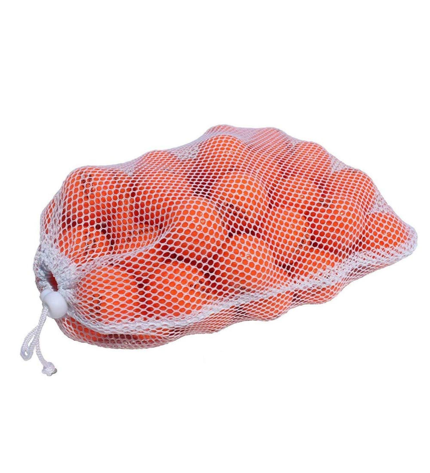 Jinwei Floating Golf Balls with Mesh Bag - Orange Practice Balls for Water Range - 10 Balls/Pack - Buy Online on GoSupps.com