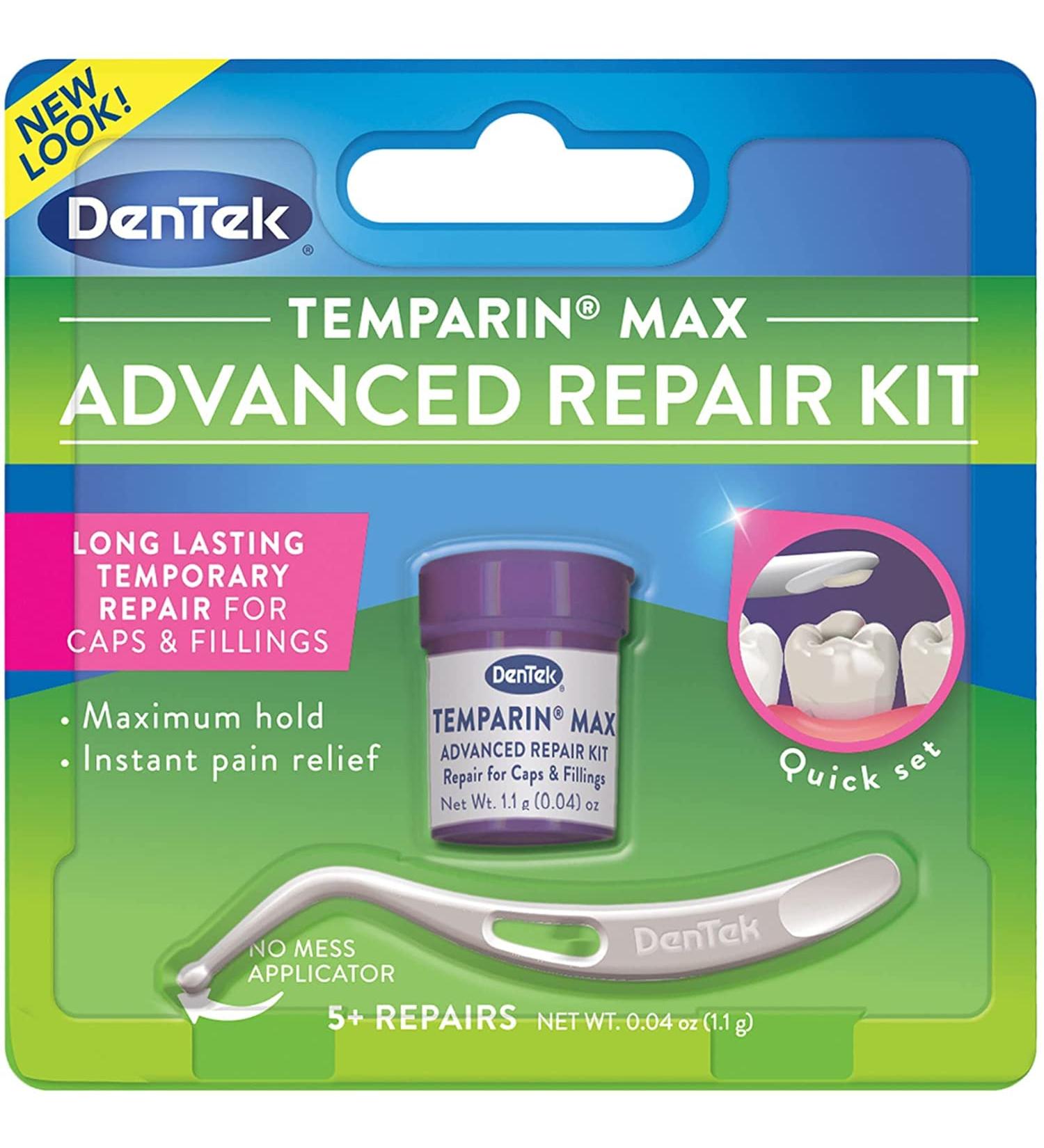 DenTek Temparin One Step Max Hold Cap Filling Treatment - Fast Tooth Repair Solution - Buy Online on GoSupps.com
