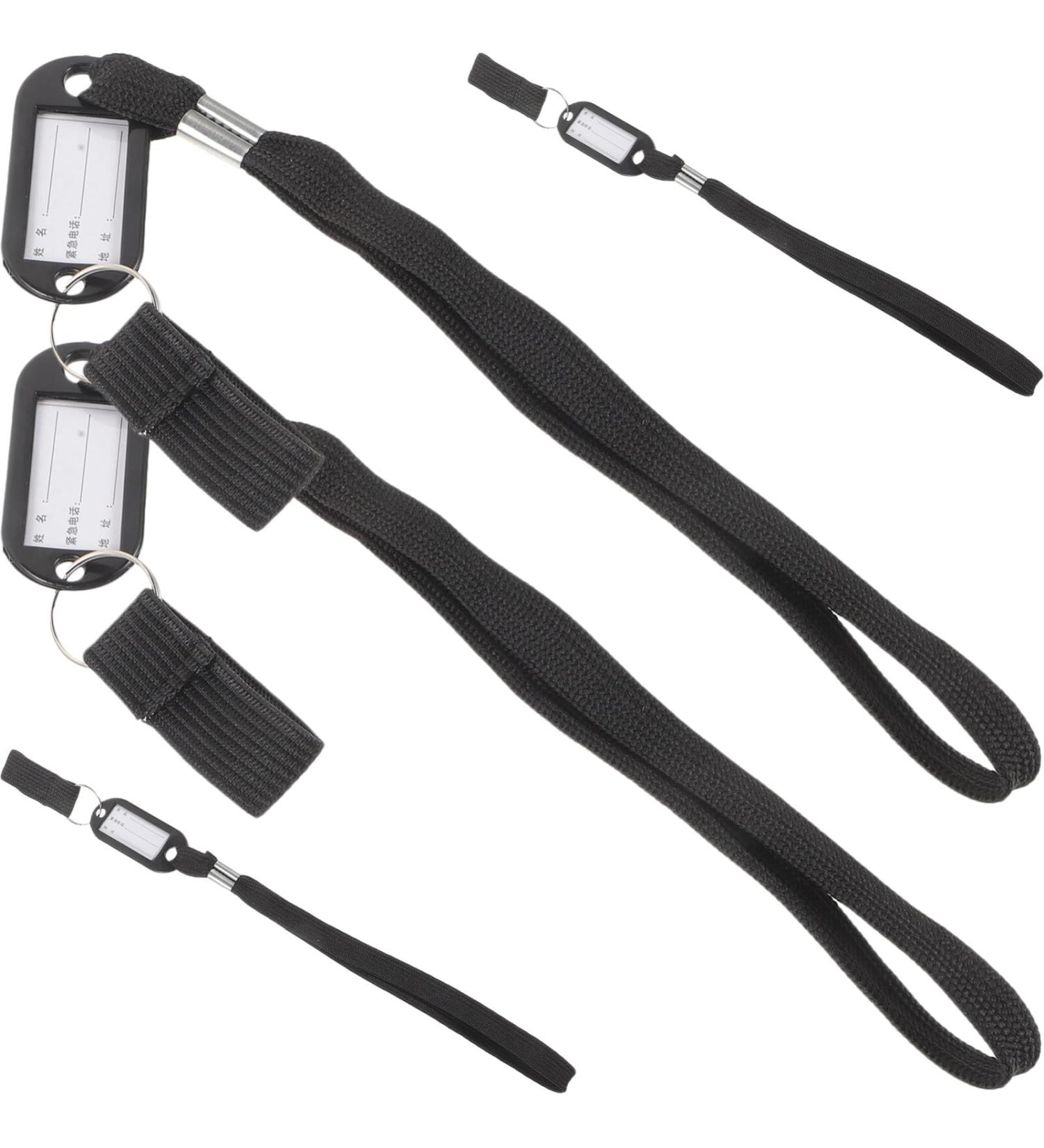 COHEALI Walking Stick Wrist Strap Cane Wrist Strap 4Pcs Walking Stick Hand Wrist Strap Lanyards Anti-lost Phone Walking Pole Straps Stylish Wrist Straps for Walking Sticks and Canes Black 28x2cm - Buy Online on GoSupps.com