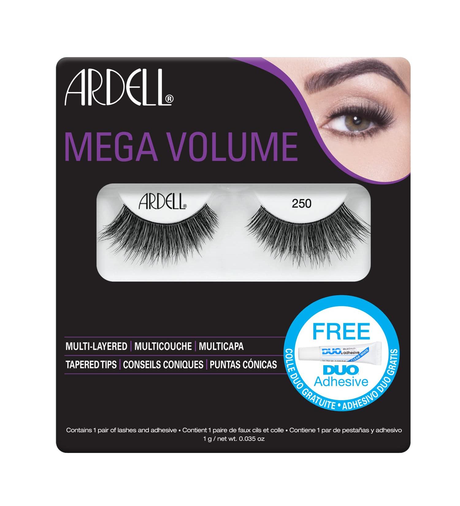 Buy Ardell Mega Volume 250 Lashes with Free DUO Glue - International Shipping Available - Buy Online on GoSupps.com