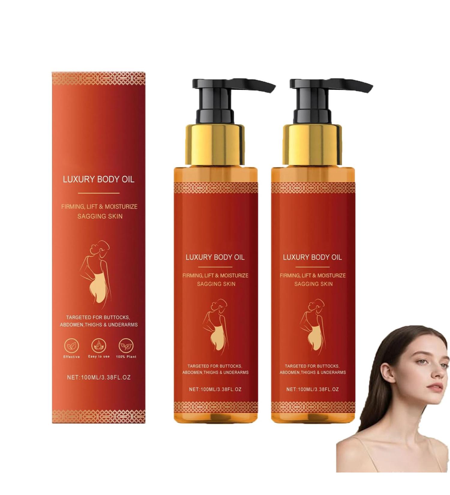  yxcully Set of 2 luxurious firming body oils - Collagen Lifting - For fine lines and wrinkles - Lightweight lotion to moisturize and firm skin after showering - Nourishes and absorbs - Buy Online on GoSupps.com
