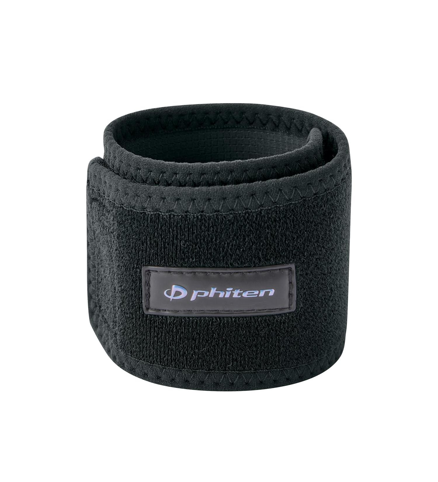 Phiten Metax Wrist & Ankle Wrap - Aqua-Metals Sports Gear for Men & Women | Daily Wear One Size Fits Most Black - Buy Online on GoSupps.com