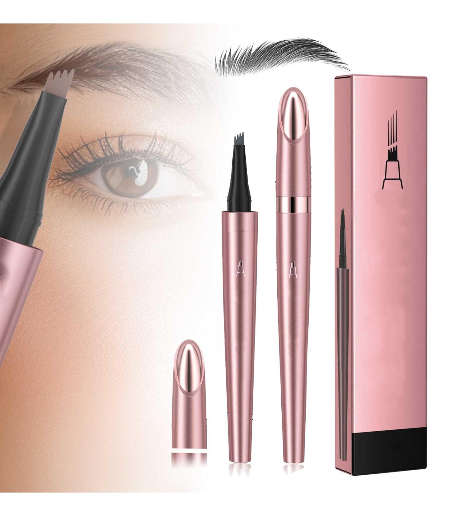 2024 New Eyebrow Microblading Pen 3D Waterproof Microblading Eyebrow Pencil Contouring Pen Waterproof Natural Fine Stroke Magic Eyebrow Pencil for Women and Girl (Gray) - Buy Online on GoSupps.com