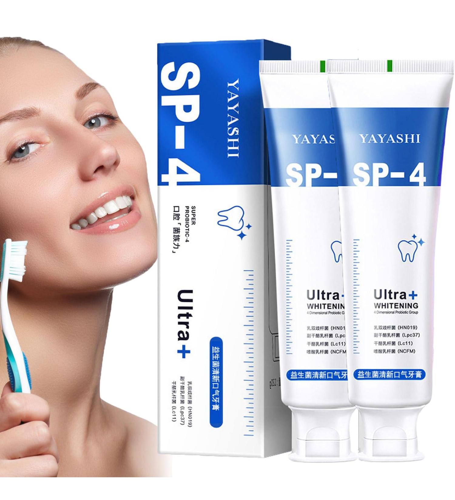 Sp-4 Toothpaste SP-4 Whitening Refreshing Breath Toothpaste Sp4 Freshing Breath Toothpaste Toothpaste Strengthens Tooth Enamel And Brightens Removes Stains - Buy Online on GoSupps.com