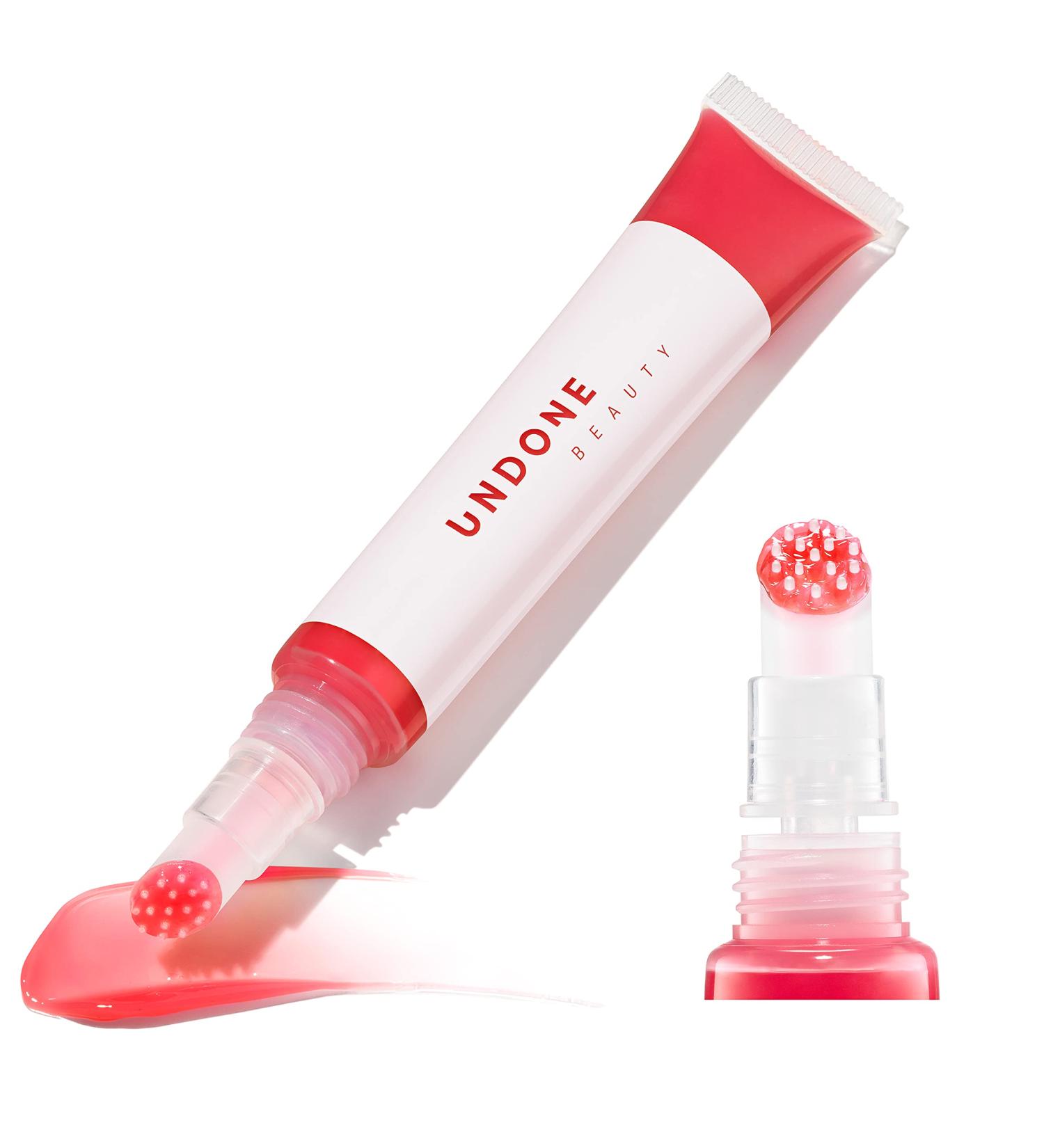 Undone Beauty Lip Life Moisturizing Sheer Balm with Exfoliating Tip - Cerise Cerise on Top - Buy Online on GoSupps.com