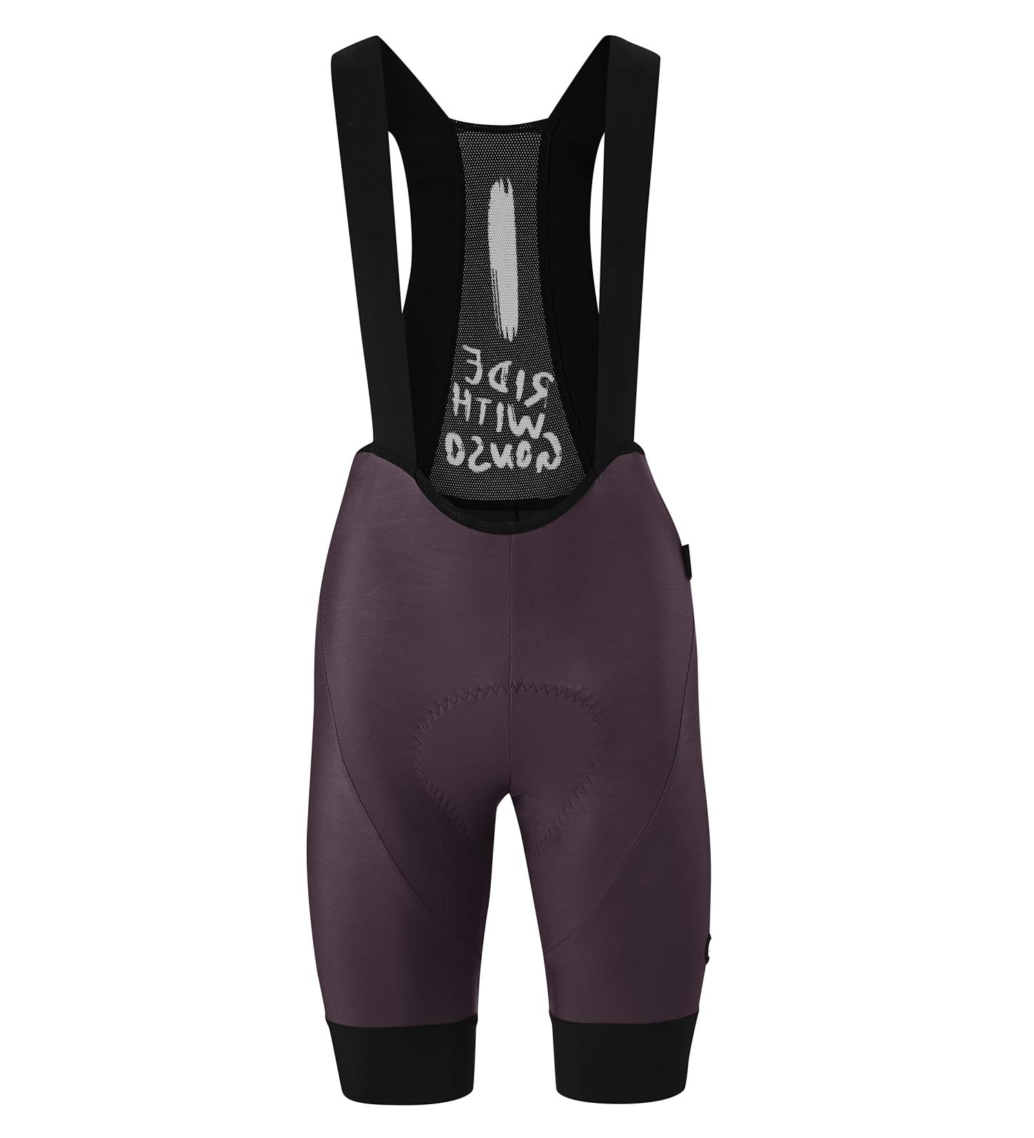 Gonso Women's Cycling Shorts SQLAB Go Bib W 44 - Dark Plum | Comfortable & Stylish Cycling Gear for Women - Buy Online on GoSupps.com