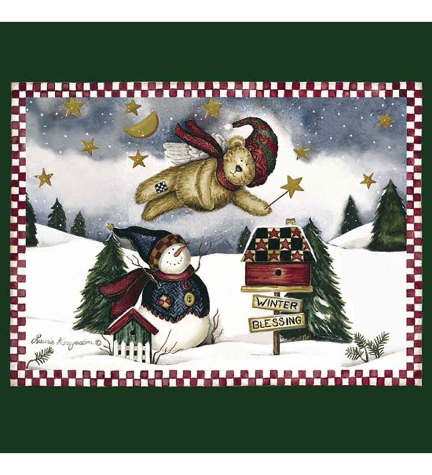 Hi-Look Microfiber Cleaning Cloth - Winter Blessing