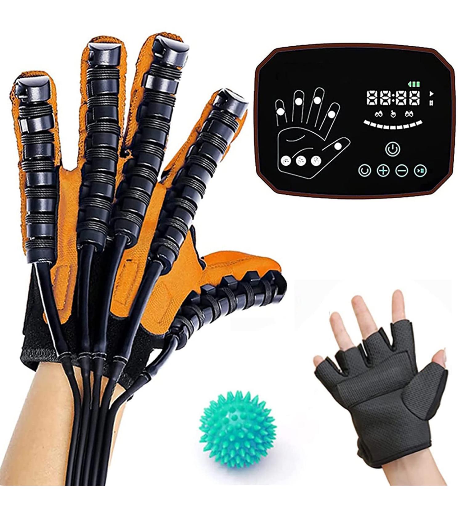 Hand Rehabilitation Robot Gloves 5 trachea independent control 4-pump power 3-modes Stroke Hemiplegia Hand Splint Finger Orthosis Can Be Trained Independently(Size:S size Color:left hand) S size left hand - Buy Online on GoSupps.com