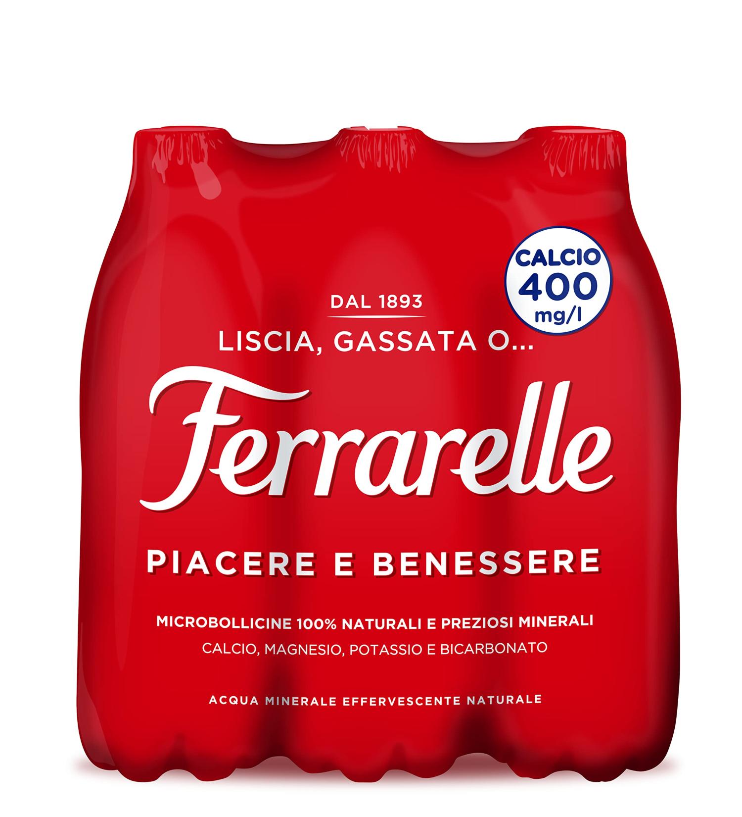 Ferrarelle Eau min rale naturelle naturelle - 6 x 0 5 L - Buy Online on GoSupps.com