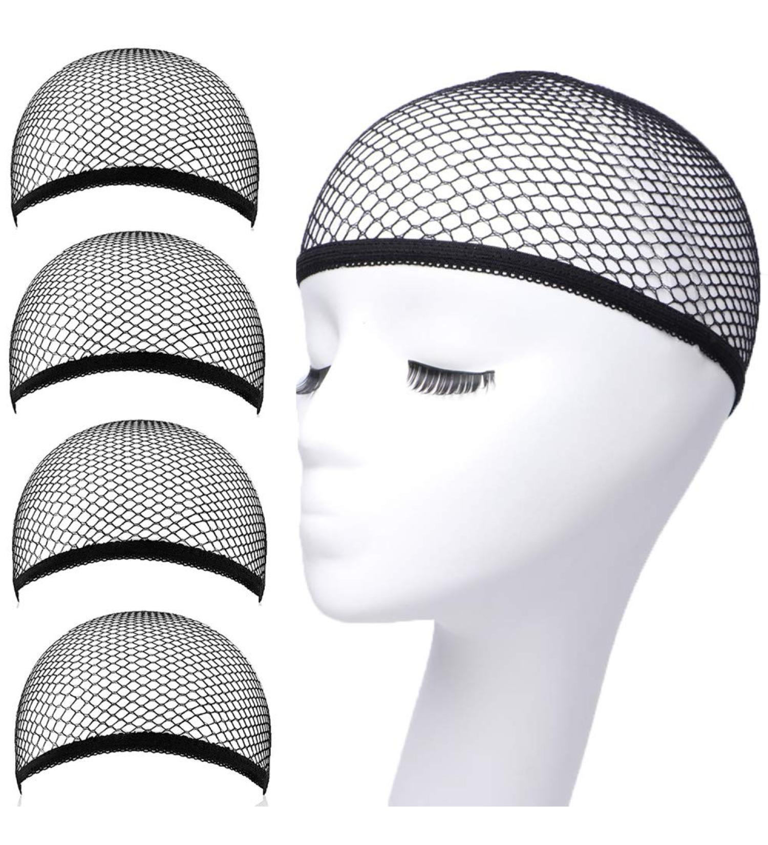 ANNELBEL 4PCS Black Mesh Wig Cap Net Securely Hold Long or Short Hair in Place - Buy Online on GoSupps.com