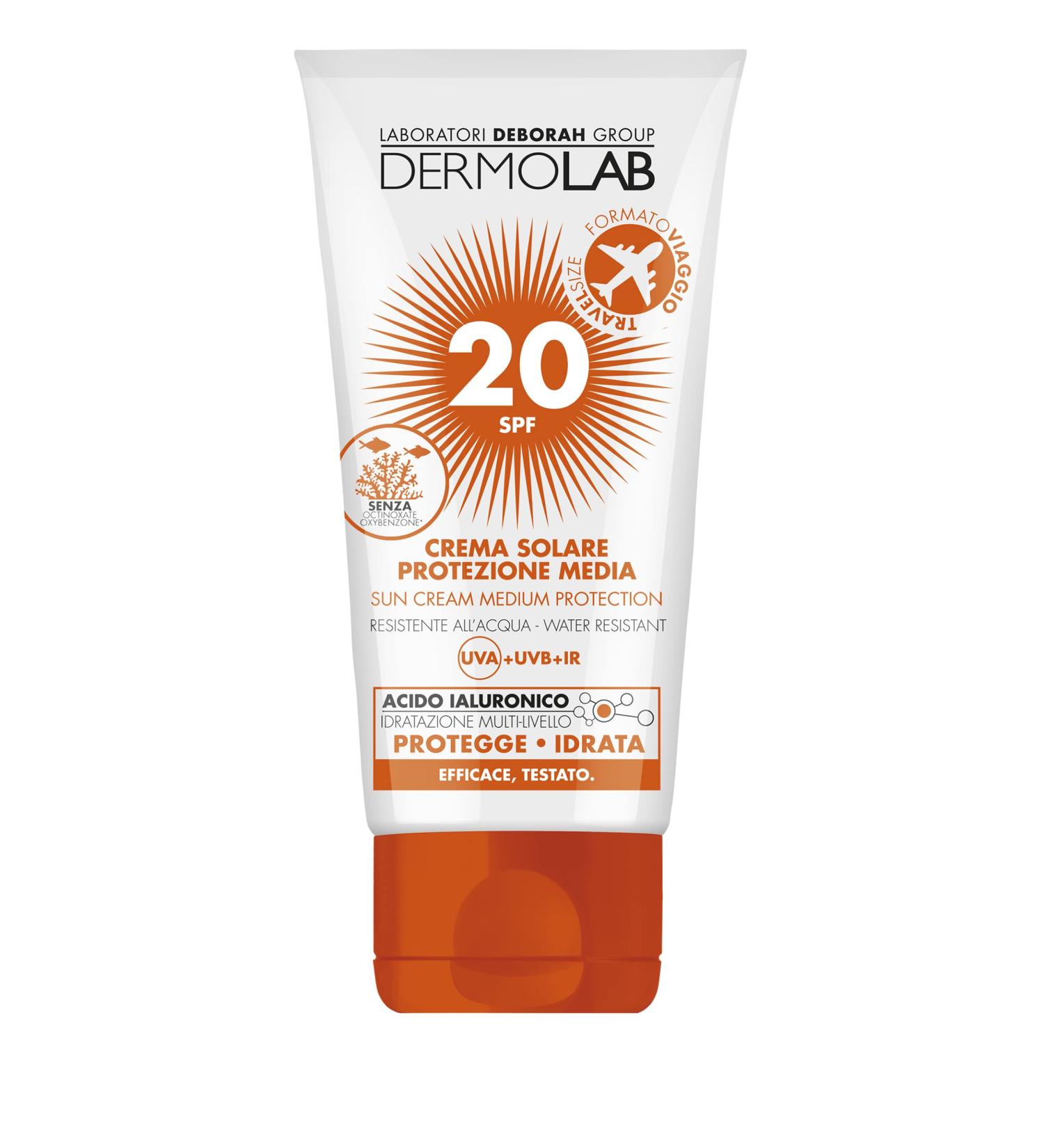 Dermolab Travel Size Sunscreen SPF 20, Water Resistant - 50 ml