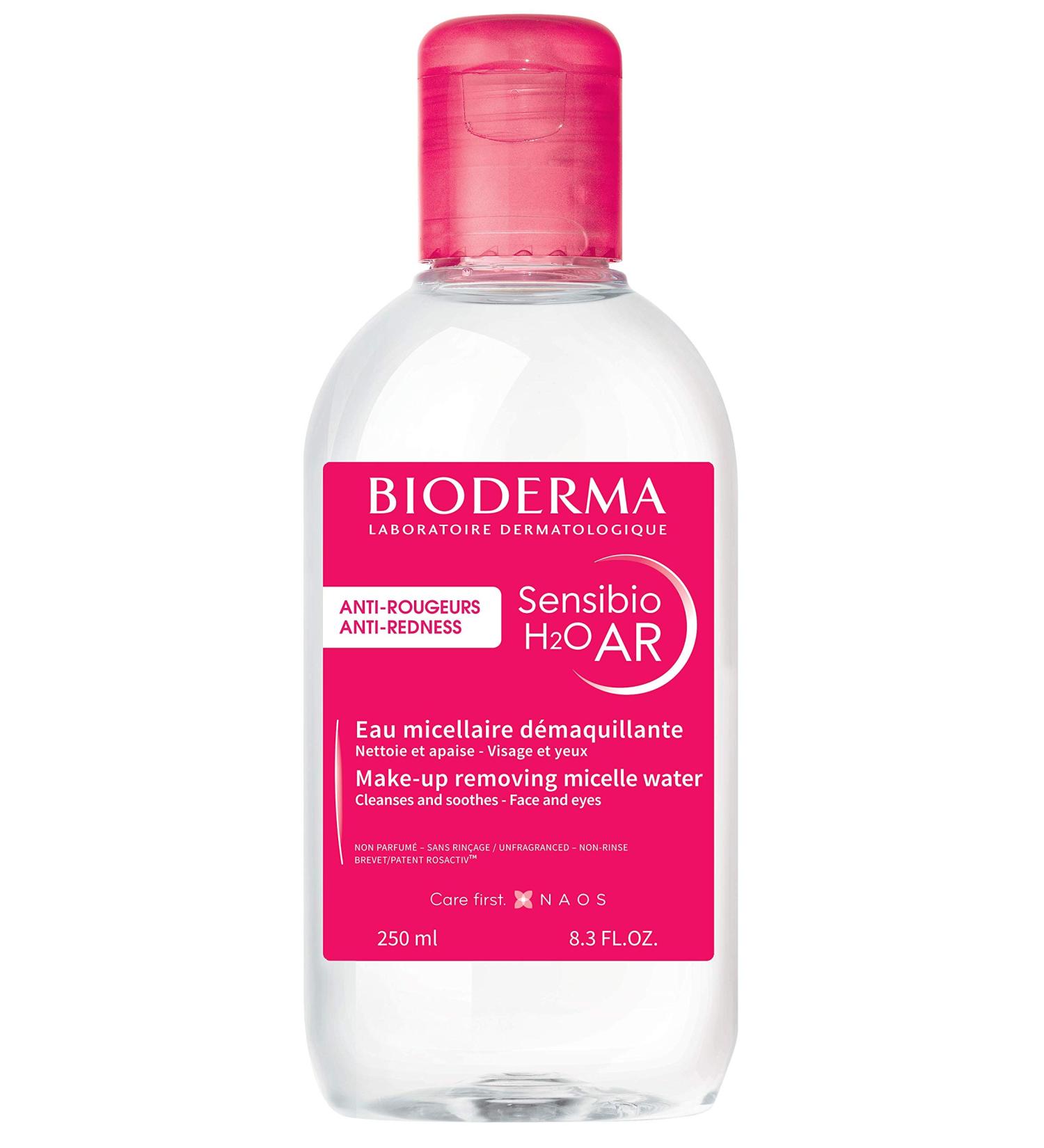 Bioderma Sensibio H2O AR 4-in-1 Anti-Redness Micellar Cleanser 250ml - Soothing & Cleansing for Sensitive Skin | Buy Worldwide - Buy Online on GoSupps.com