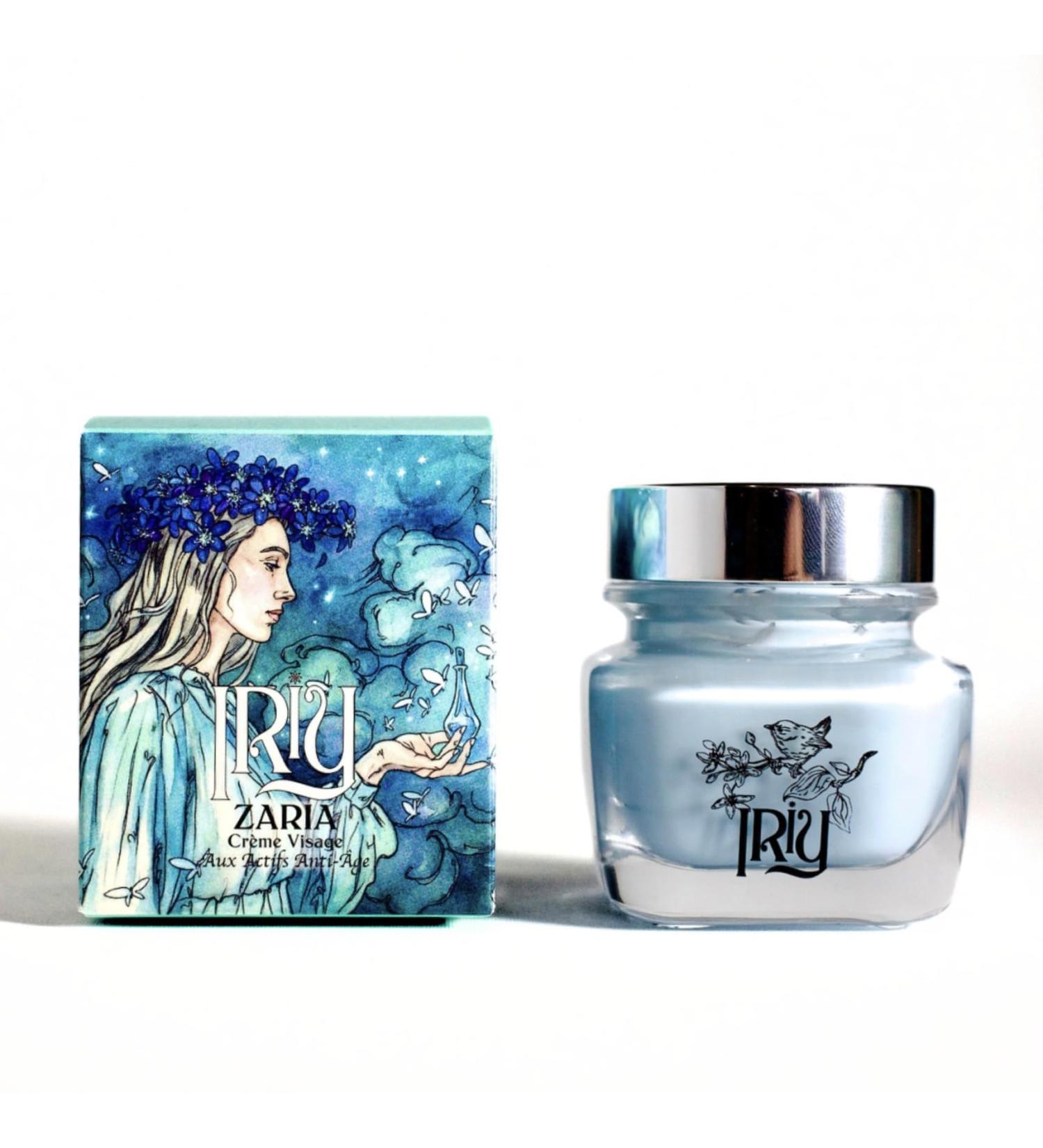 IRIY Natural Anti-Aging Cream - Global Care - Peptides and Hyaluronic Acid - Deep Hydration Wrinkle Reduction Skin Improvement - Sensitive and Mature Skin - 50ml - Buy Online on GoSupps.com