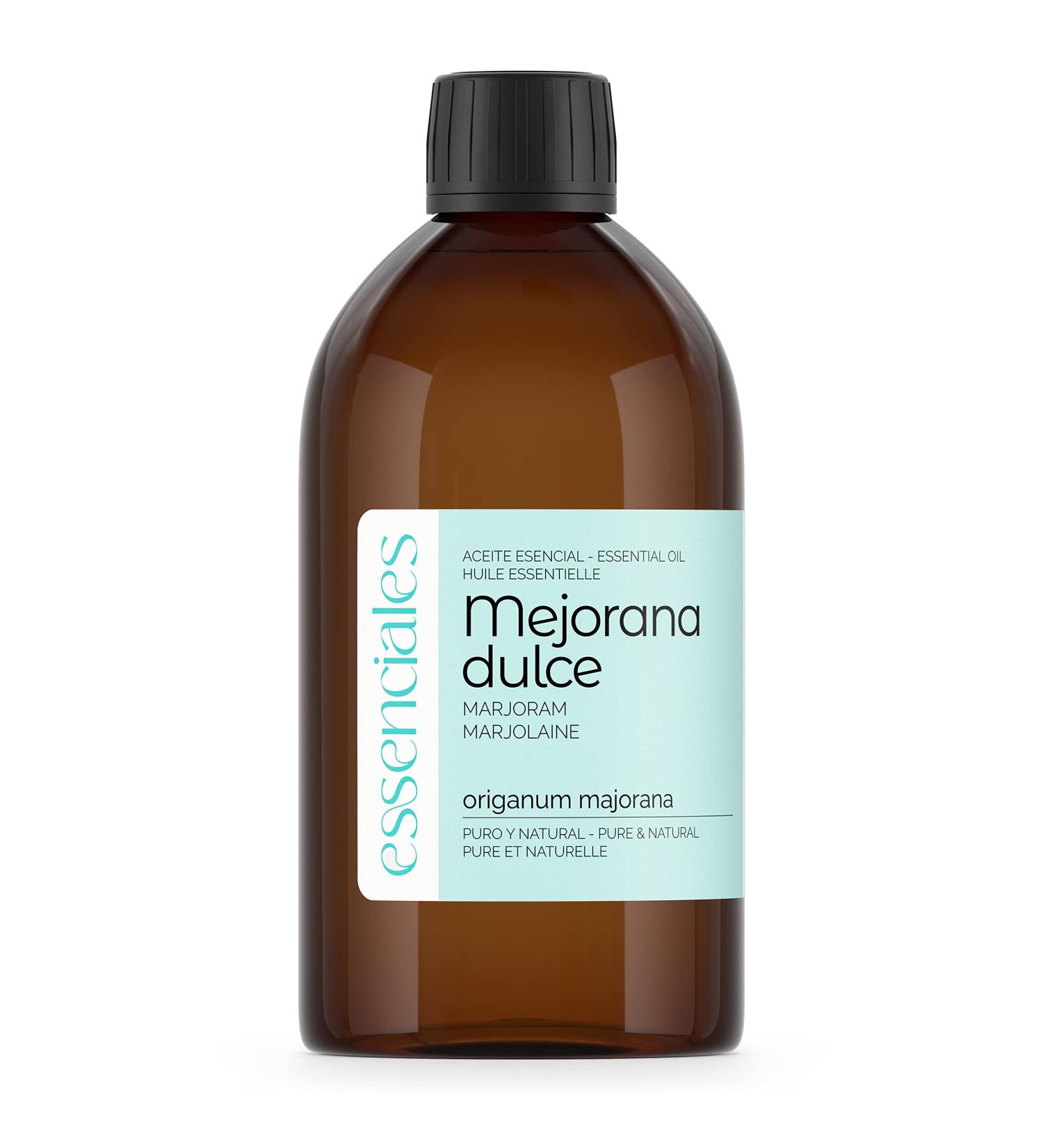 Essenciales - 100% Pure Mejoran Essential Oil (500 ml) | Origanum Majorana - Premium Quality for Aromatherapy & Wellness - Buy Online on GoSupps.com