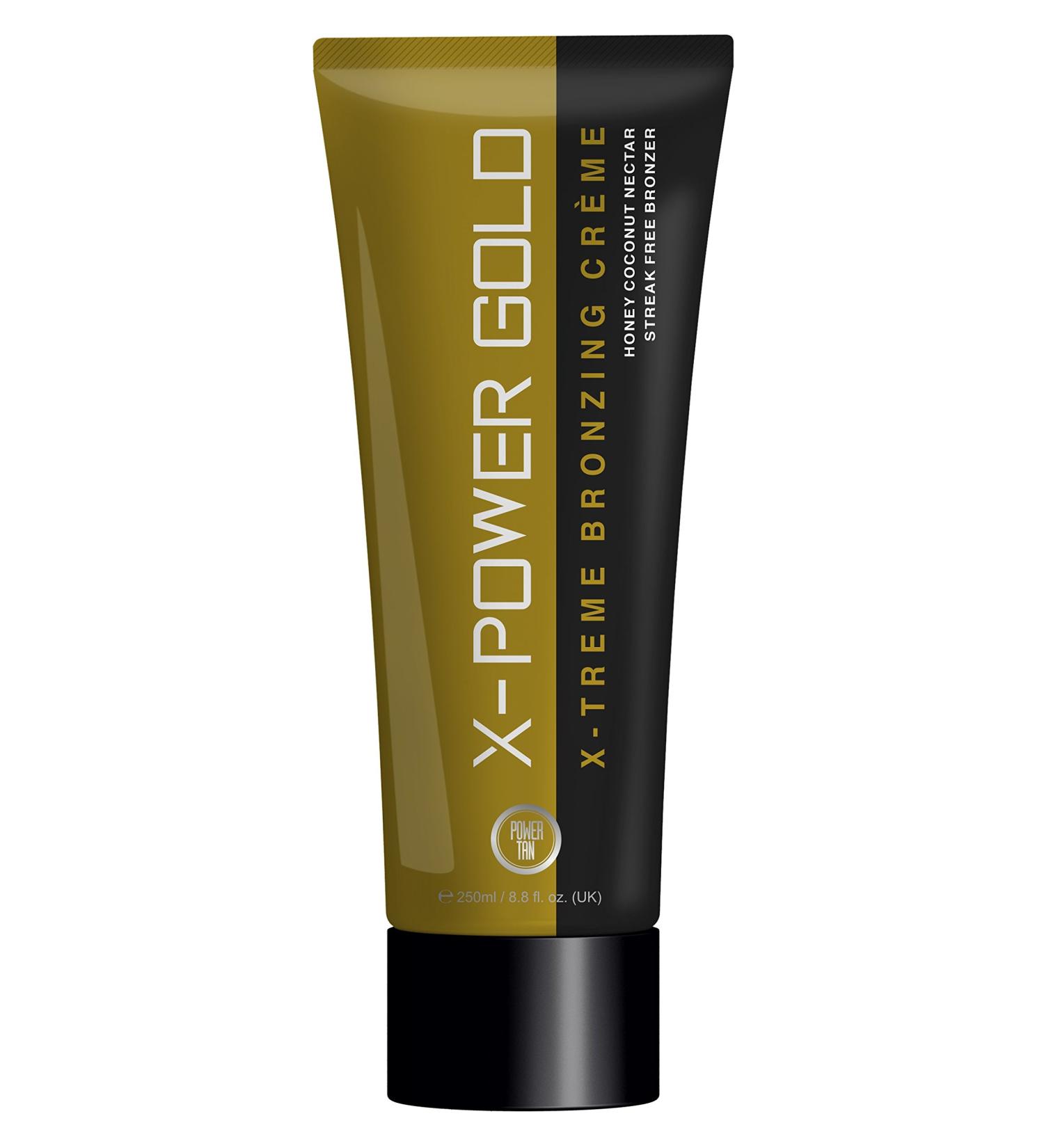 Power Tan X-Power GOLD Bronzing Non Tingle Sunbed Accelerator Cream 250ml - Buy Online on GoSupps.com