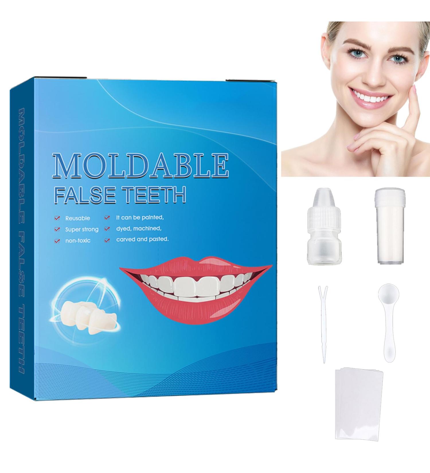 Tooth Repair Kit - Dentures Dental Adhesive Set | Temporary Veneers & Tooth Filling for Perfect Smile - Buy Online on GoSupps.com