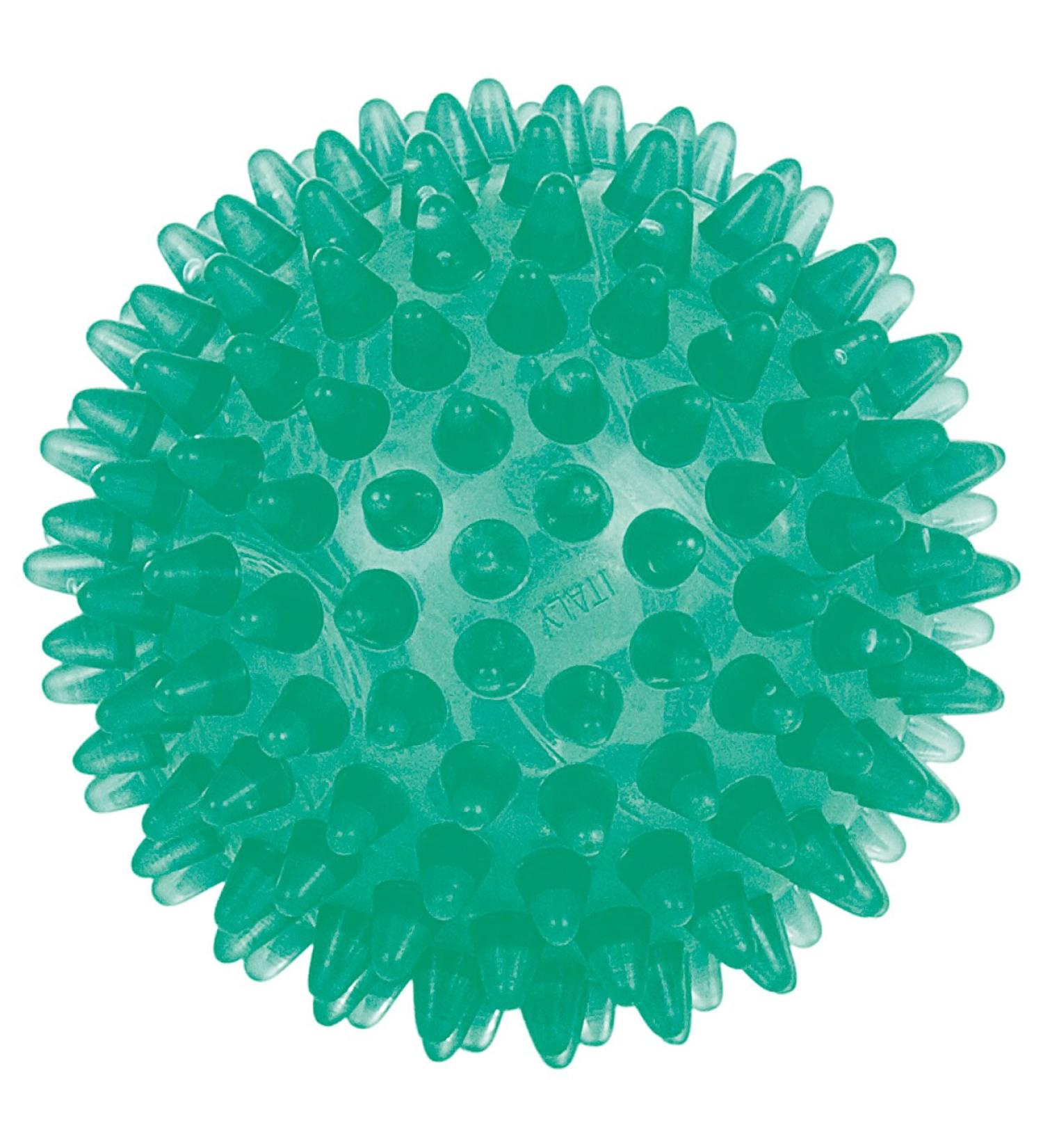 Sport-Tec Reflex Ball - Hedgehog Massage Ball for Reflexology & Self-Massage | 8 Cm Green-Transparent - Buy Online on GoSupps.com