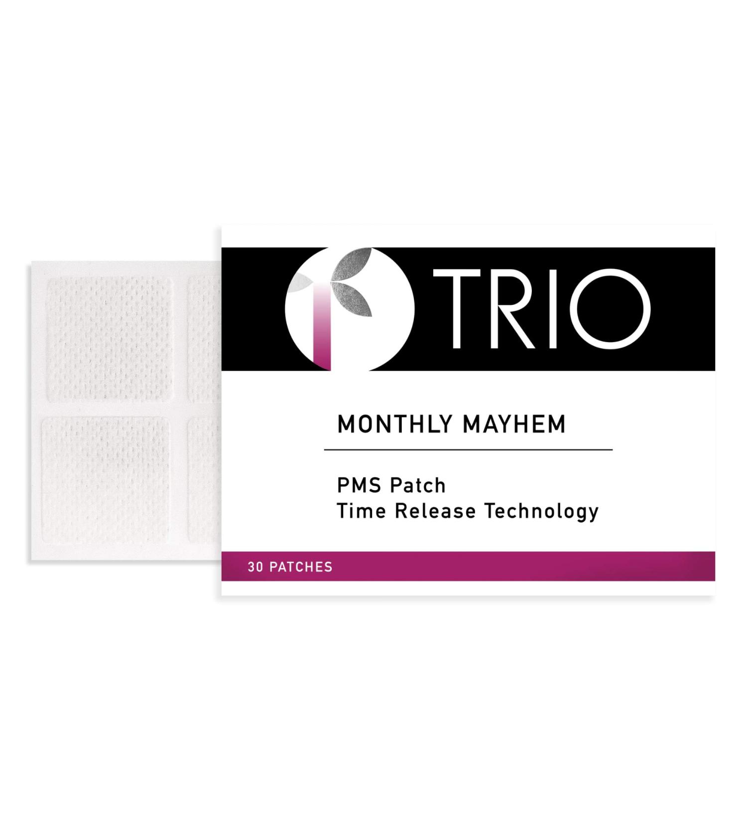 Trio Monthly Mayhem Patches - PMS Relief & Cramp Defense Supplements - Buy Online on GoSupps.com
