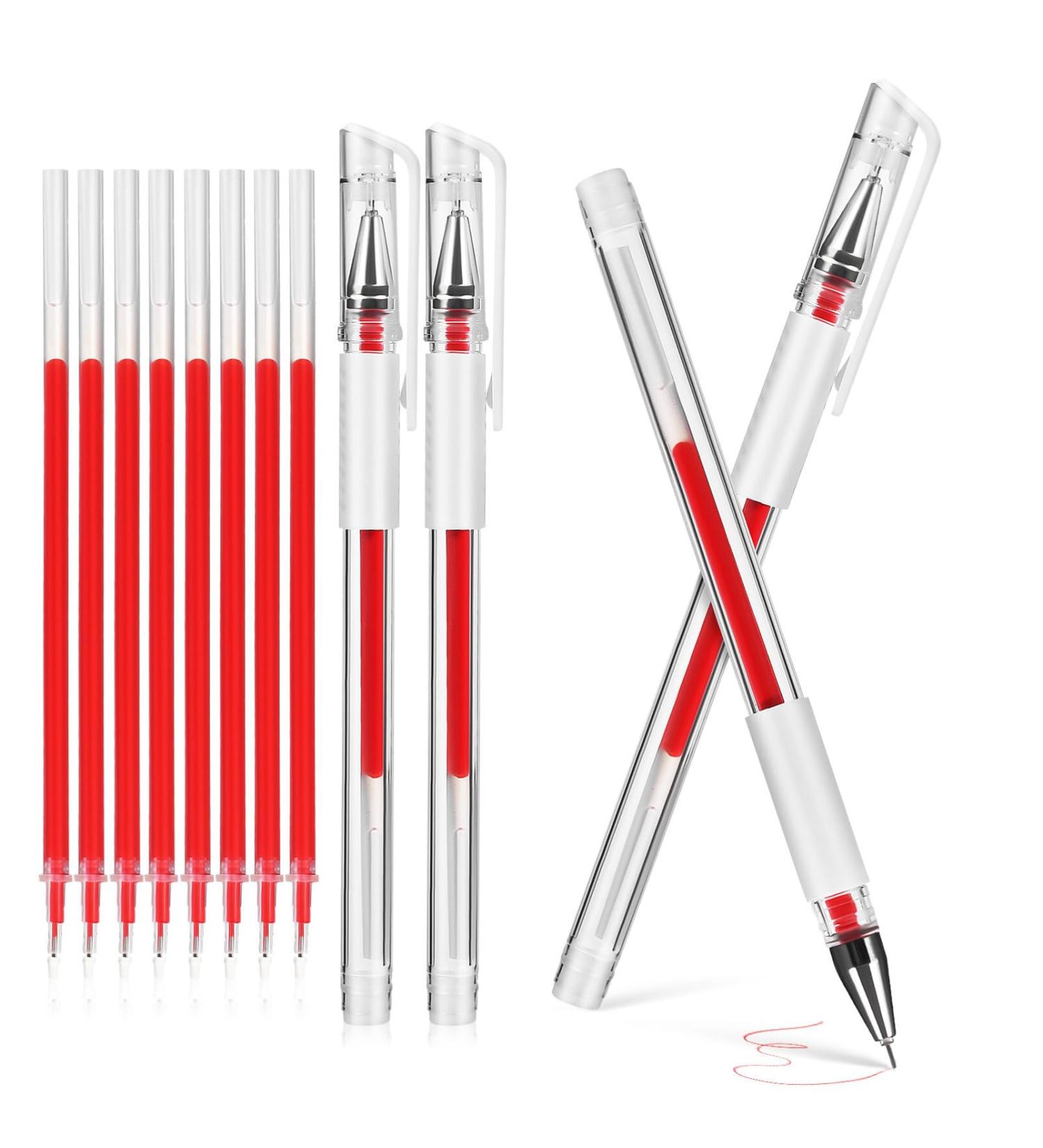 Buy minkissy Eyebrow Mapping Pen | Red Microblading Tool | Precision Makeup for Perfect Eyebrows | 3 Pens + 6 Refills - Buy Online on GoSupps.com