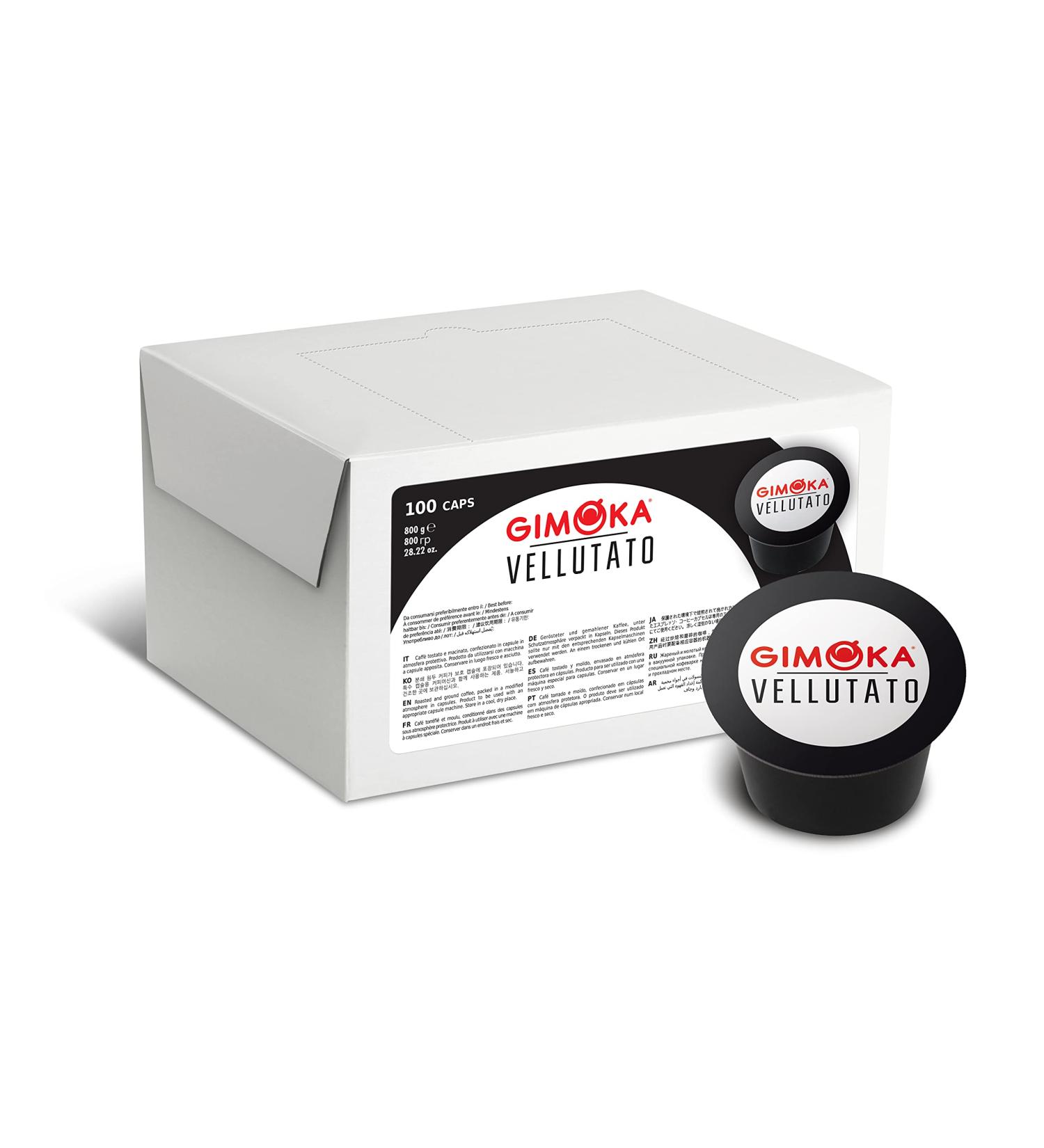  Gimoka Gimoka - Capsules compatible with Lavazza Blue. Velvety Flavor - Buy Online on GoSupps.com