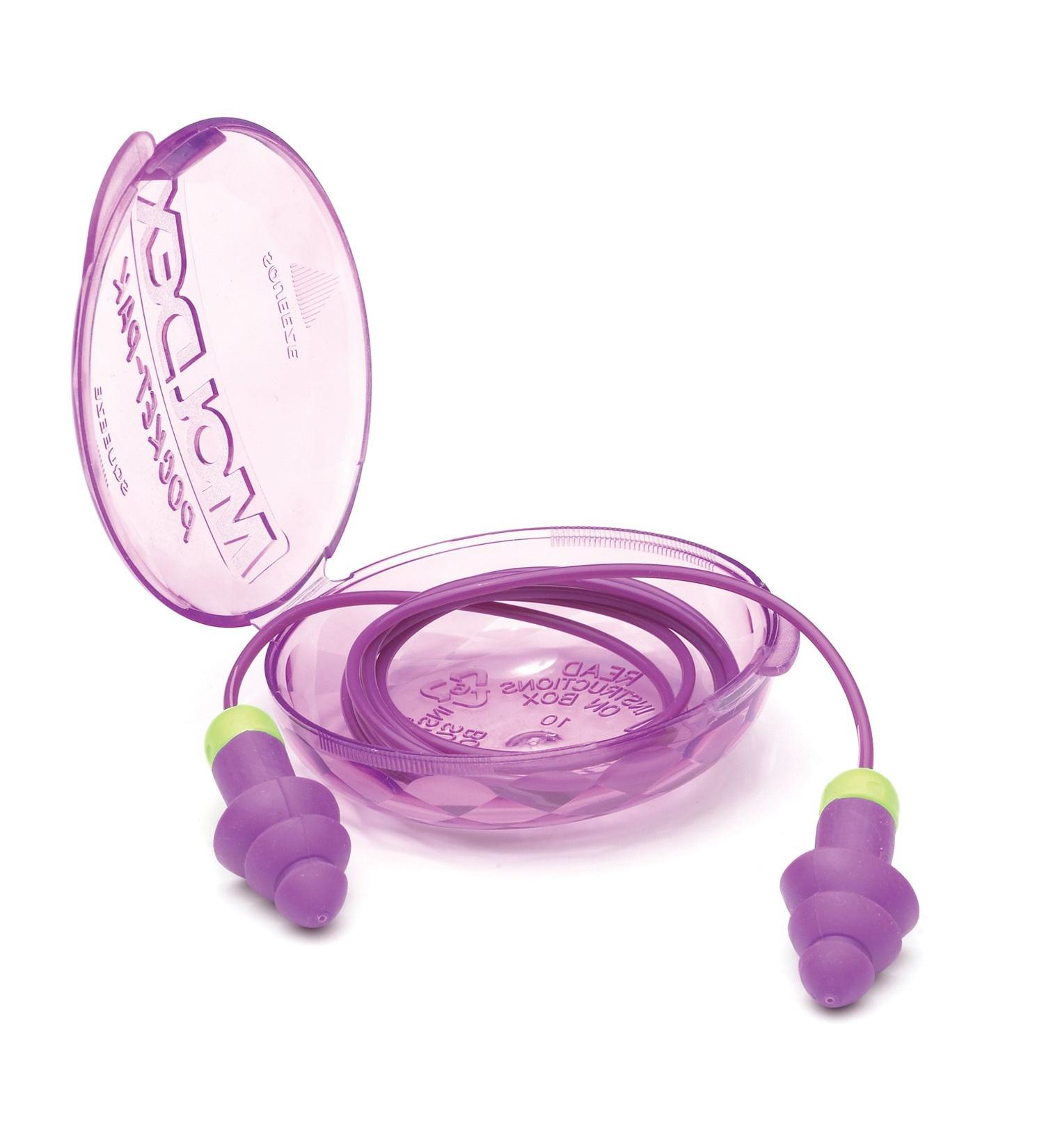 Rockets(R) Reusable Earplugs Corded Bulk - Plastic Case 27 dB NRR One-Size Box of 50 - Buy Online on GoSupps.com