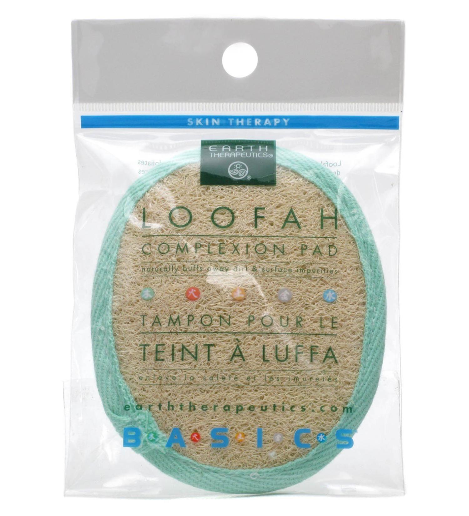 Earth Therapeutics Loofah Complexion Pad - 6 per case.6