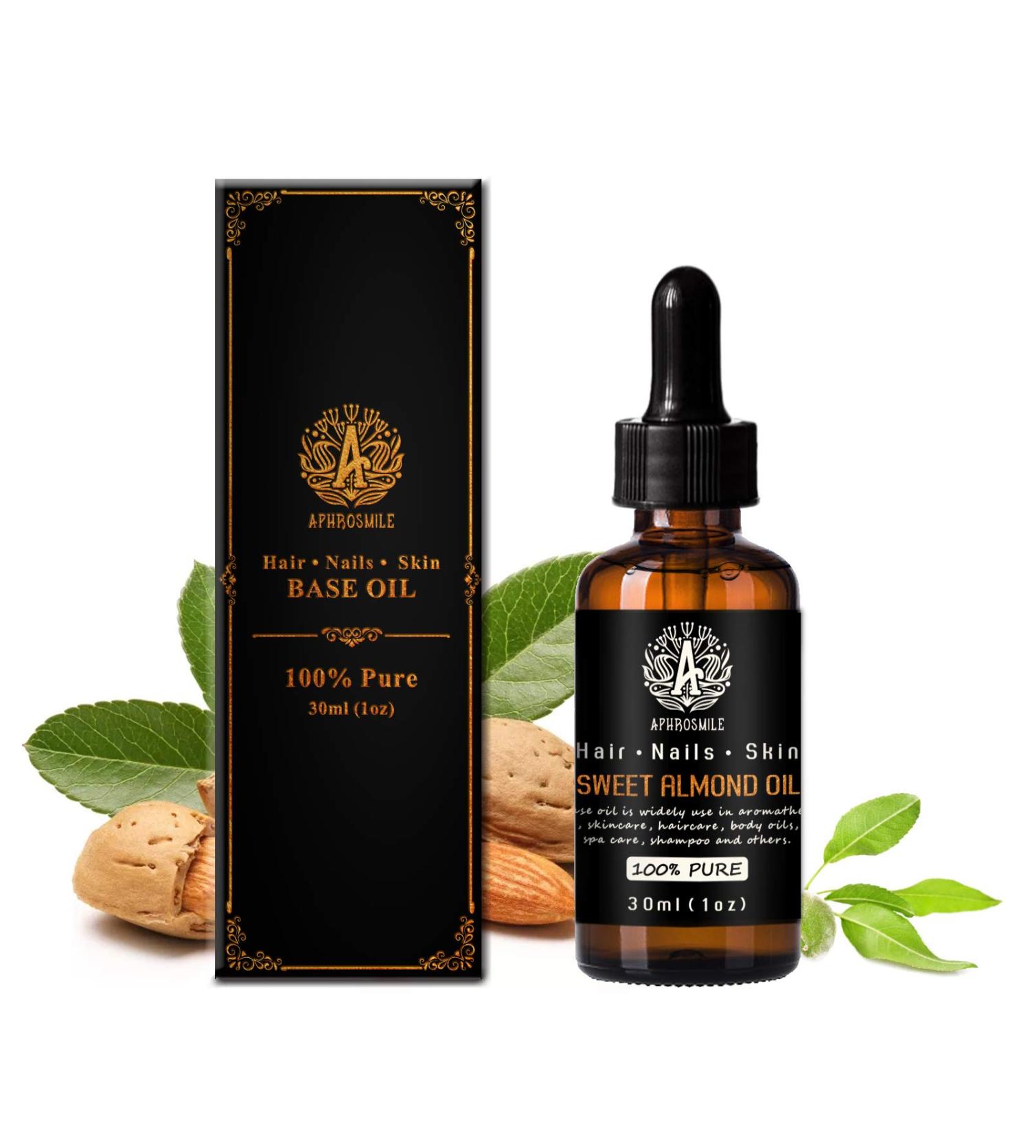 100% Pure Sweet Almond Oil - 30ml Carrier Oil for Massage Skin & Hair Care | Organic & Natural - Buy Online on GoSupps.com
