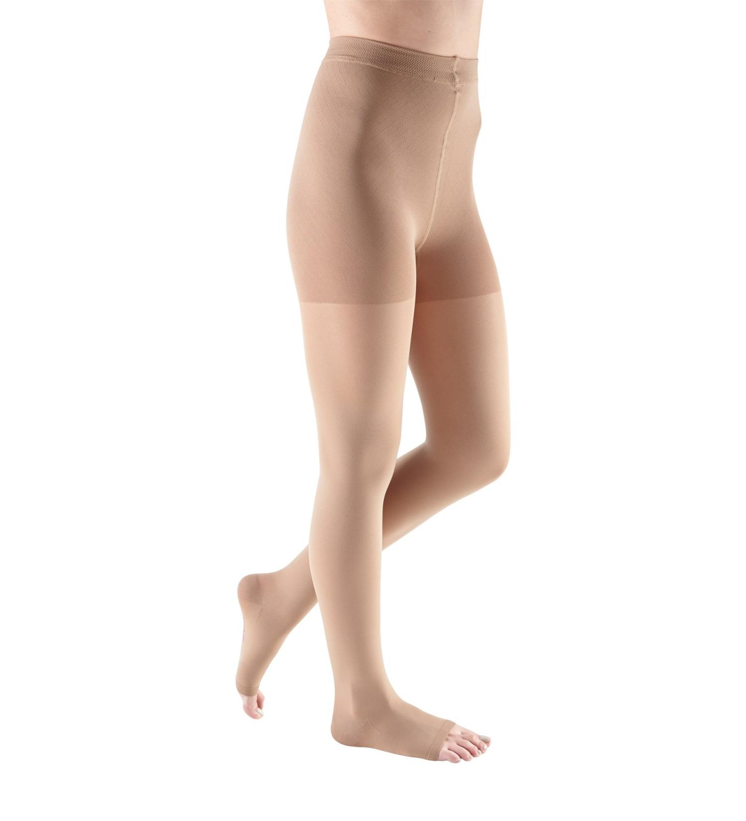 mediven Comfort for Women 30-40 mmHg Compression Pantyhose Open Toe Natural IV