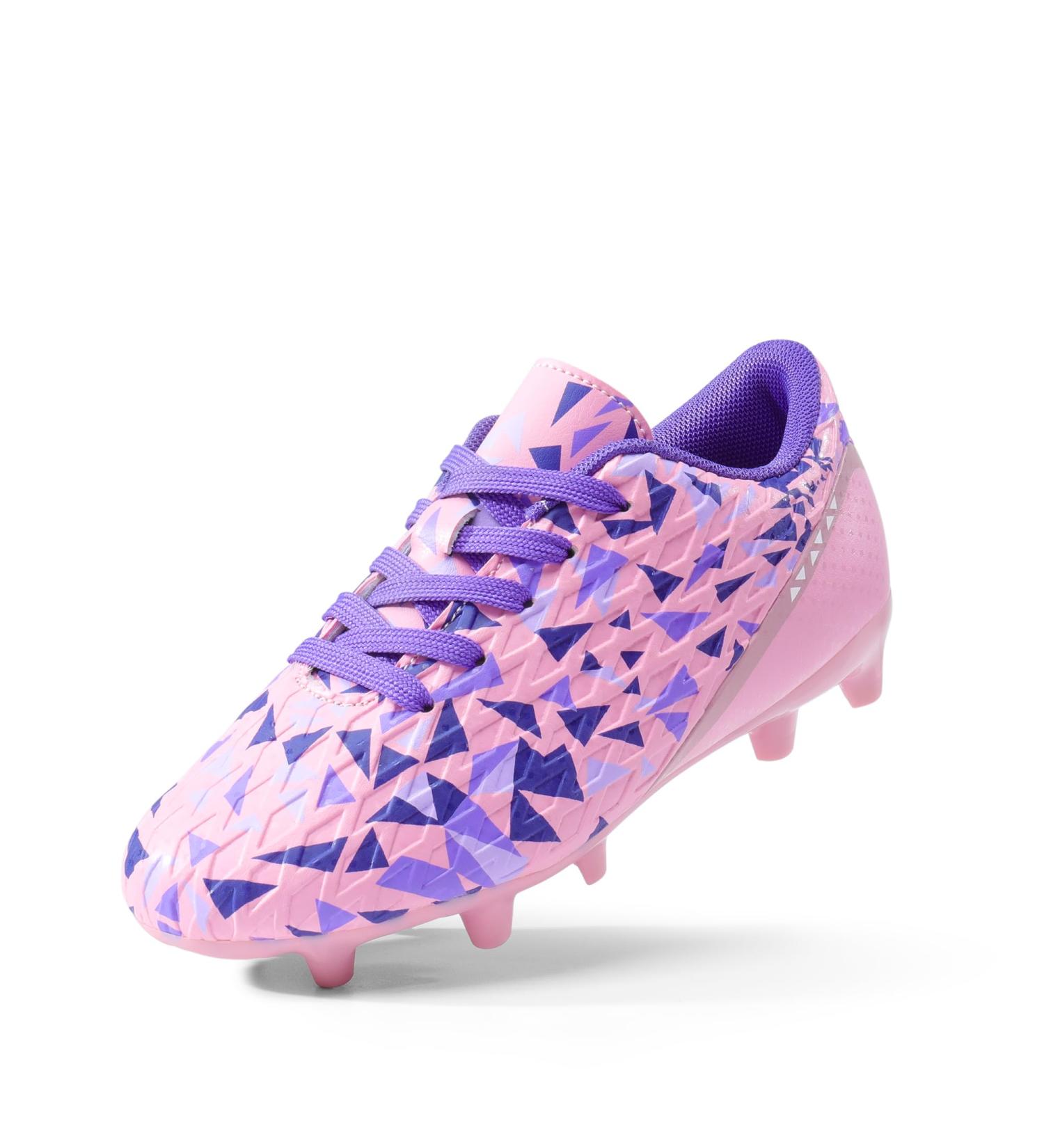 Buy DREAM PAIRS Kids Lightweight Football Shoes - Breathable Soccer Shoes for Boys & Girls in Pink/Purple (Size 28EU/11US) - Buy Online on GoSupps.com