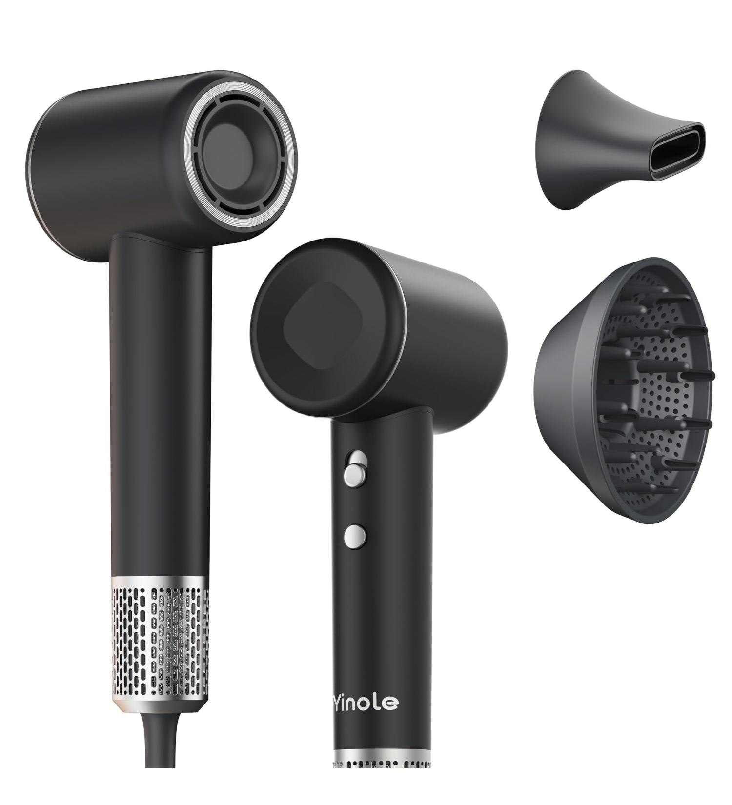 Shop High-Speed Negative Ionic Hair Dryer | 110 000 RPM Brushless Motor | Fast Drying Low Noise & Travel-Friendly - Buy Online on GoSupps.com