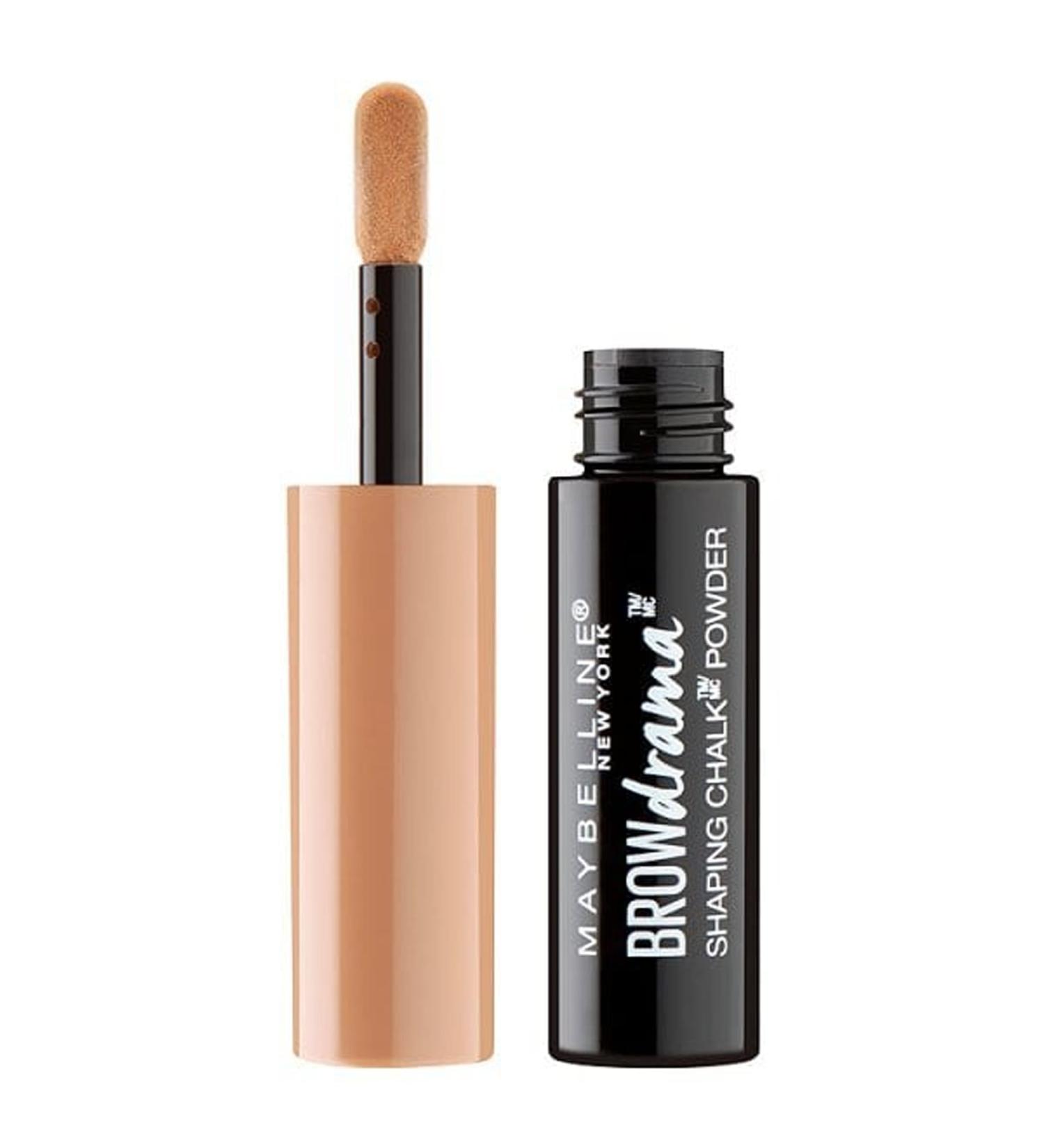 Buy Maybelline Brow Drama Shaping Chalk Powder 1g - Soft Brown | International Shipping Available - Buy Online on GoSupps.com