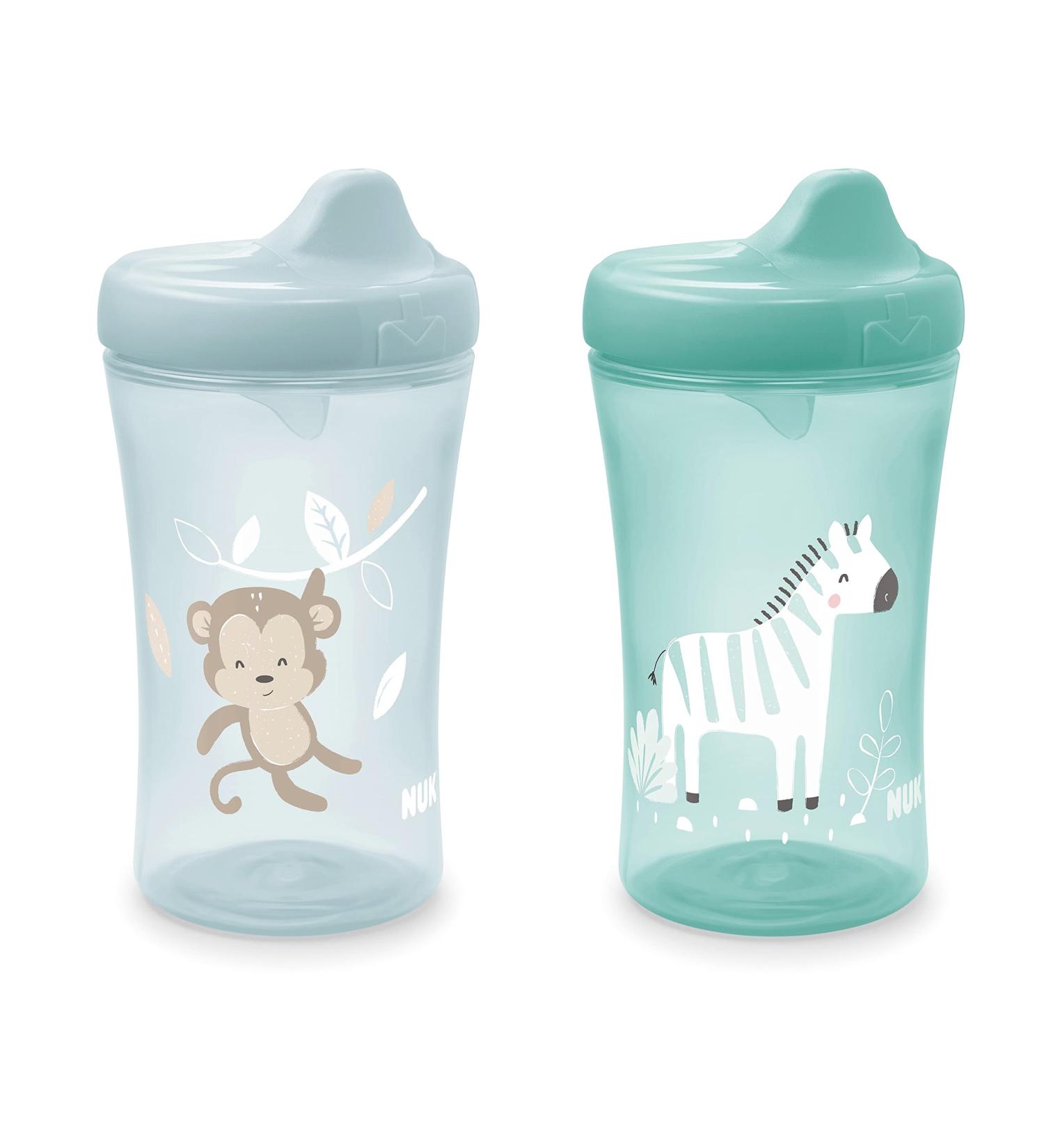 NUK Advanced Hard Spout Sippy Cup 10 oz. (Pack of 2) - Monkey & Giraffe - Buy Online on GoSupps.com