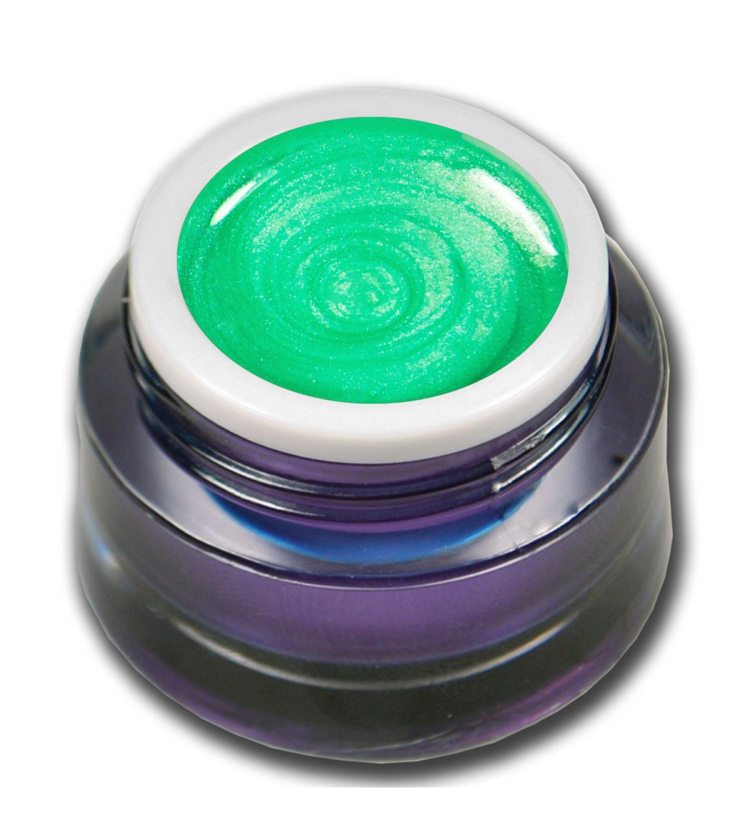 Color gel metallic Spring Pearl Turquoise Uv Led Nail Gel Studio Quality Color Gel RM Beautynails 1 Pack (1x 5ml) 47-Spring