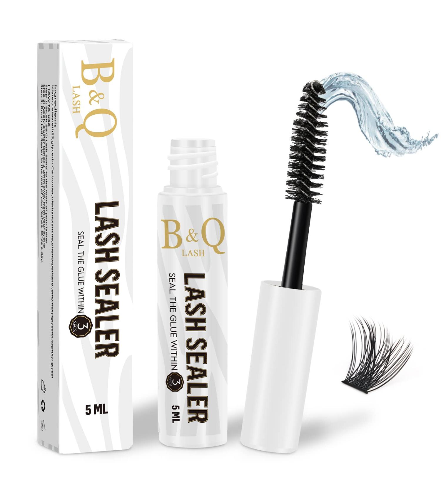 Lash Sealant 5ML Clear Mascara B&Q Lash Sealer for Cluster Lashes Overnighter Lash Extension Sealant Healthy Lash Overnight Sealer Longer Life Coating Lash Seal (Clear 5ml) 5 ML Seal-Clear - Buy Online on GoSupps.com