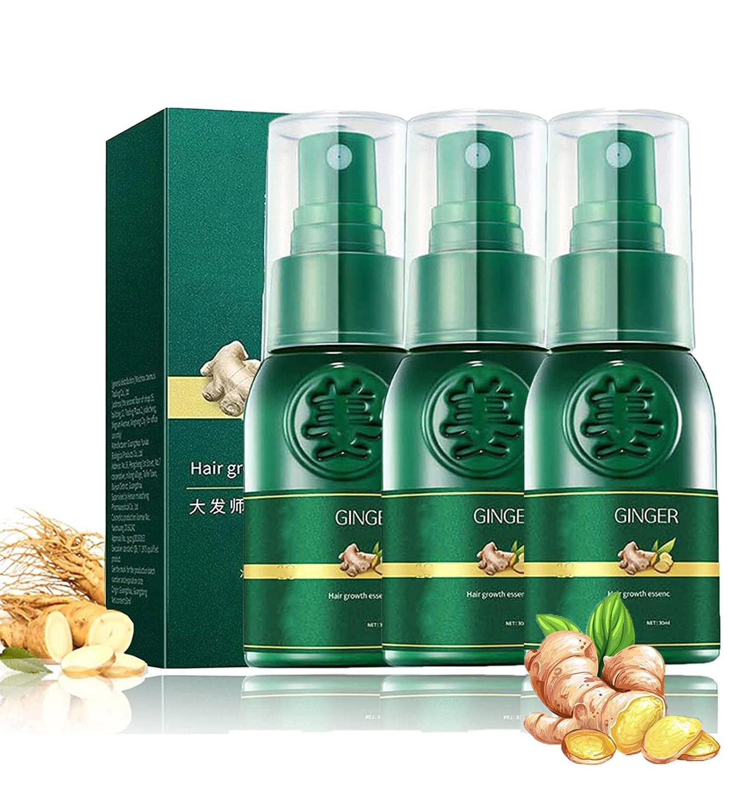 ShougaGRO Japanese Hair Growth Spray - HyunGang Ginseng Serum - BotanikX Essence - Shouga Kingu Ginger Spray - 3 Bottles - Buy Online on GoSupps.com