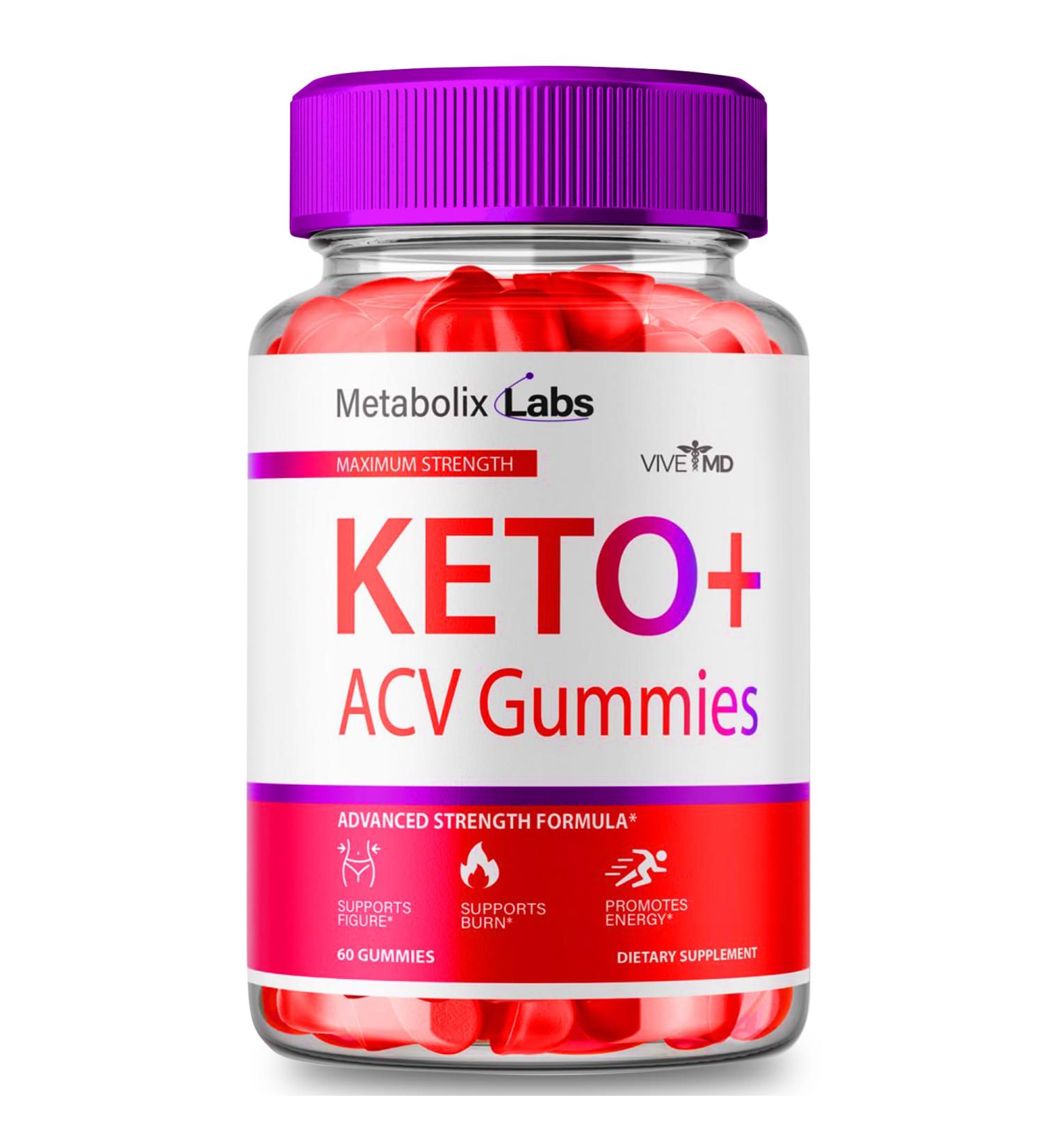 Buy ACV Keto Gummies - Metabolix Labs Official Formula | 1000MG Apple Cider Vinegar for Maximum Strength | 60 Gummies - Buy Online on GoSupps.com