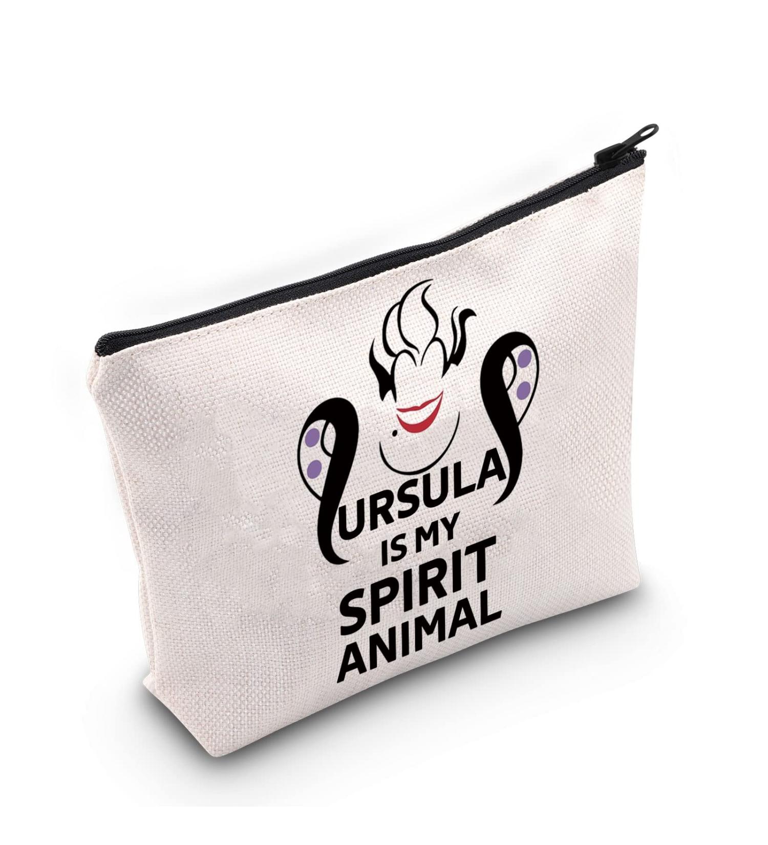 Levlo Villains Ursula Cosmetics Bag - Sea Witch Makeup Bag for Women & Girls | Perfect Gift for Ursula Fans - Buy Online on GoSupps.com